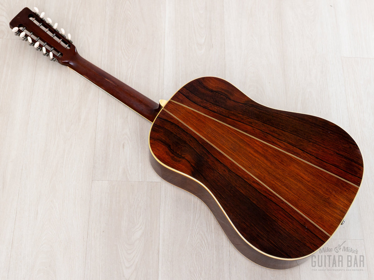 1968 Martin D12-35 12-string - back of body