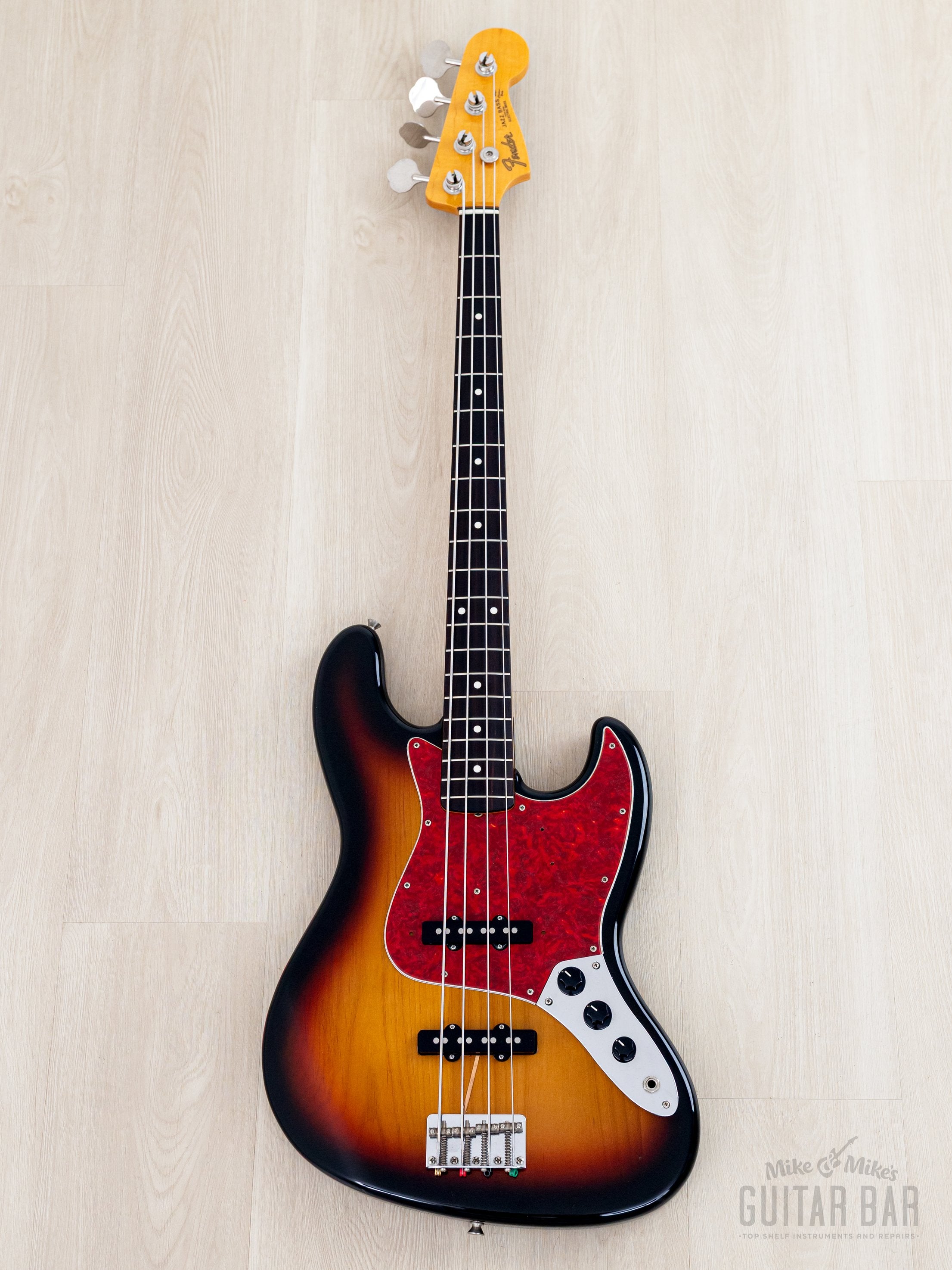 2000 Fender Jazz Bass '62 Vintage Reissue JB62-75US Sunburst w/ USA Pi