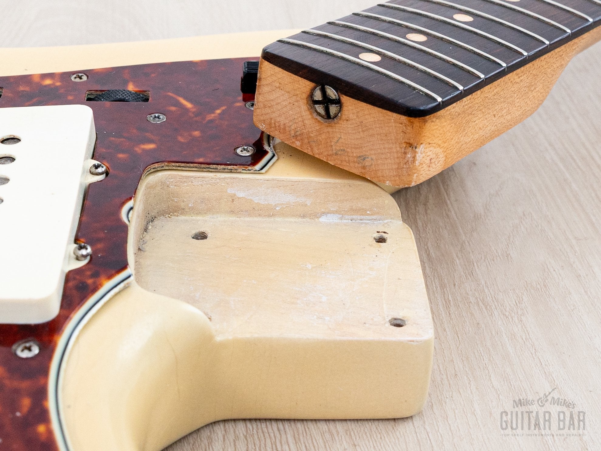 1960 Fender Jazzmaster Pre-CBS Slab Board Vintage Offset Guitar Blonde