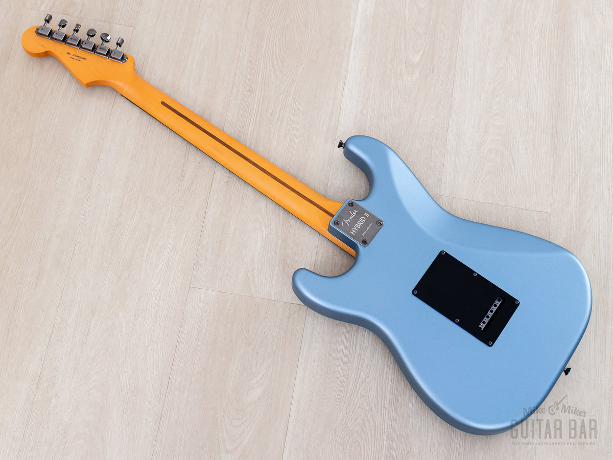 Back of the Stratocaster with maple neck