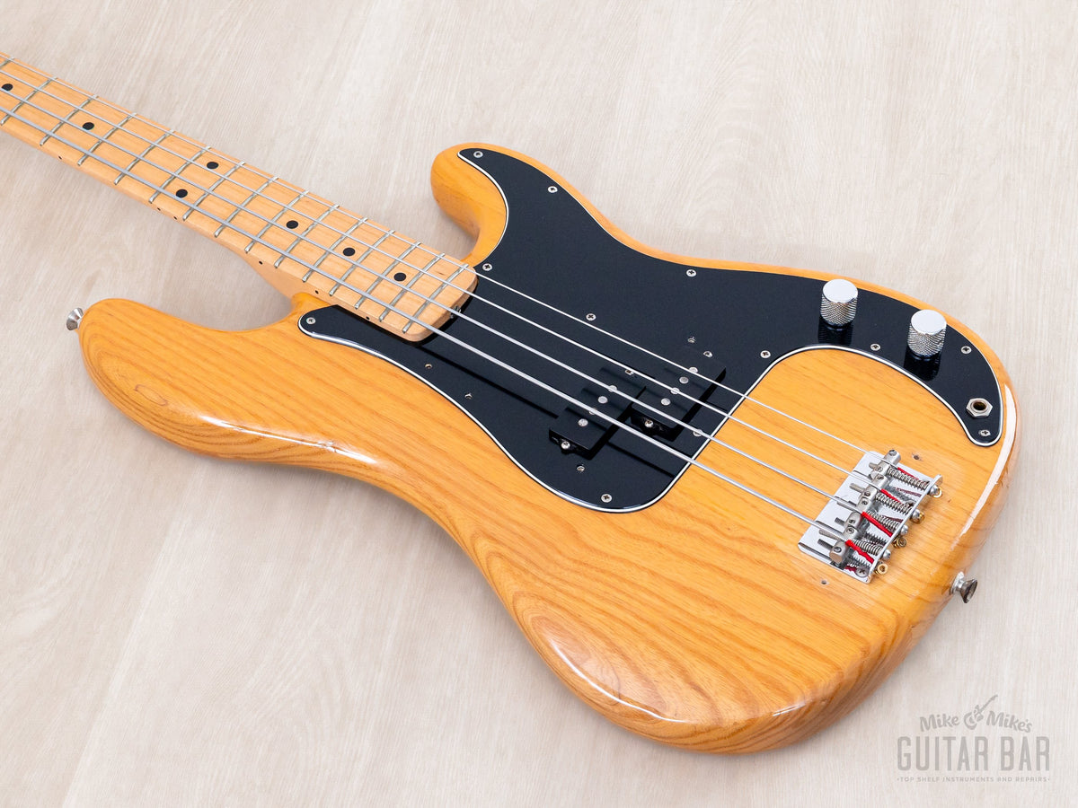 1976 Fender Precision Bass body, angled