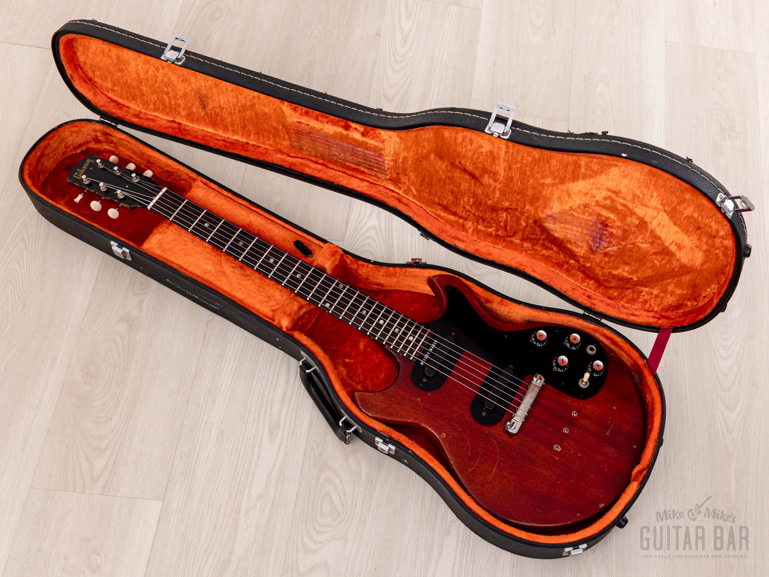 1965 Gibson Melody Maker D Double Cut Vintage Guitar Cherry w/ Case