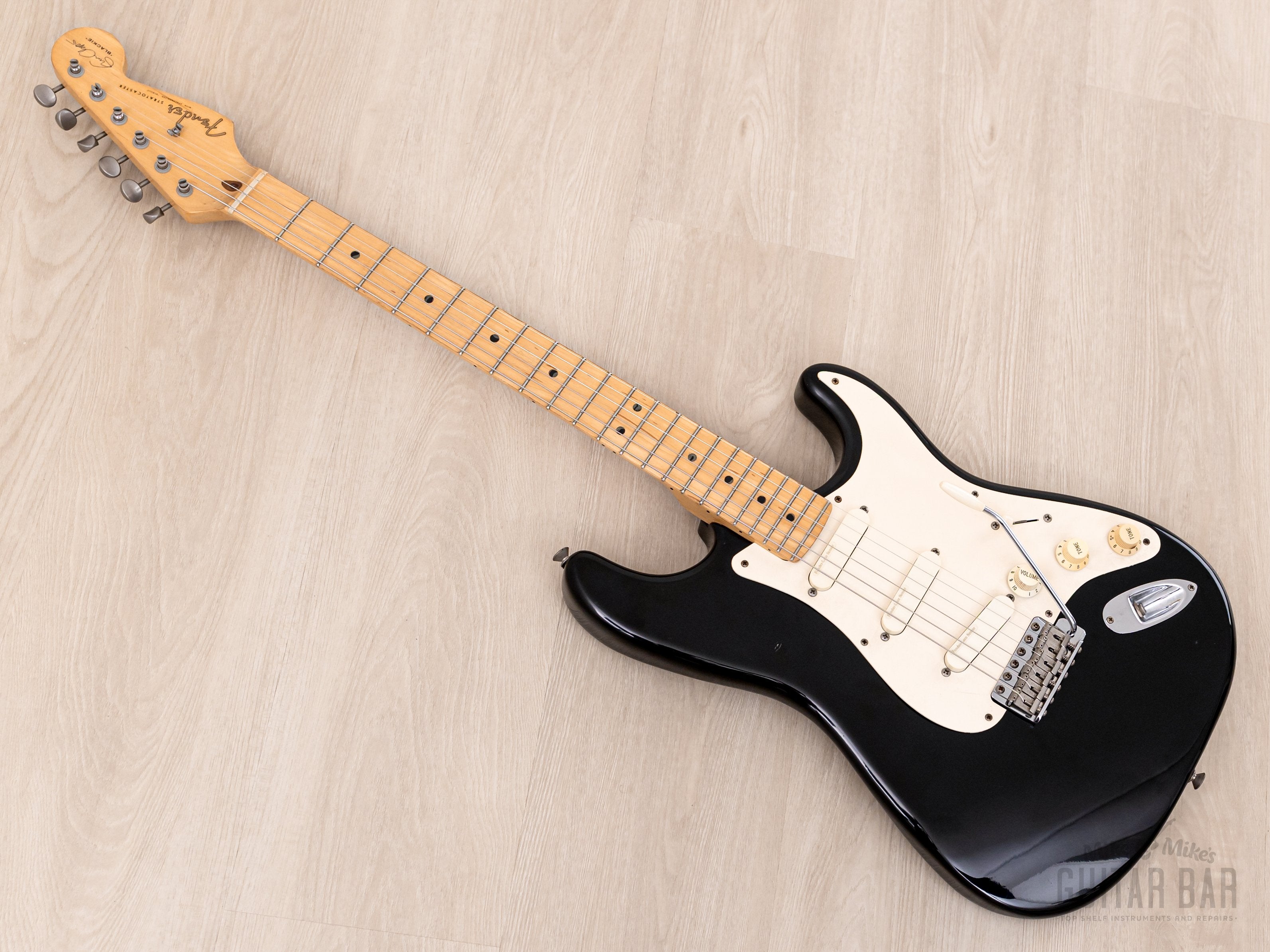1994 Fender Eric Clapton Artist Series Signature Stratocaster Blackie 100% Original w/ Lace Sensors, TBX & Tweed Case