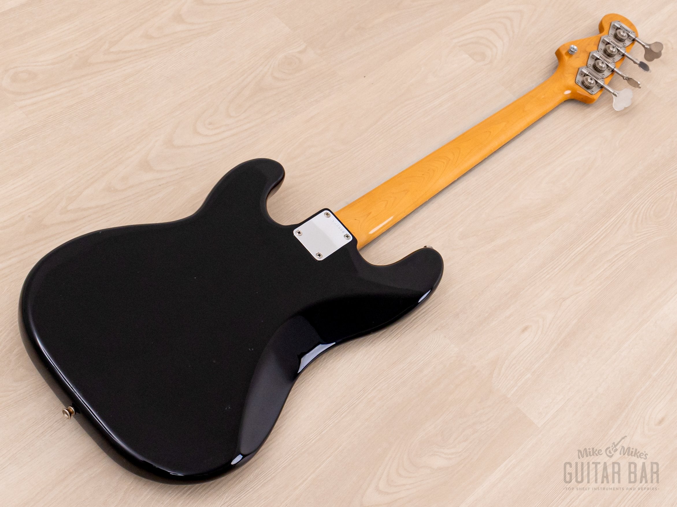 1983 Squier by Fender JV Precision Bass '62 Vintage Reissue SPB-50 Black w/ Case, Japan MIJ Fujigen