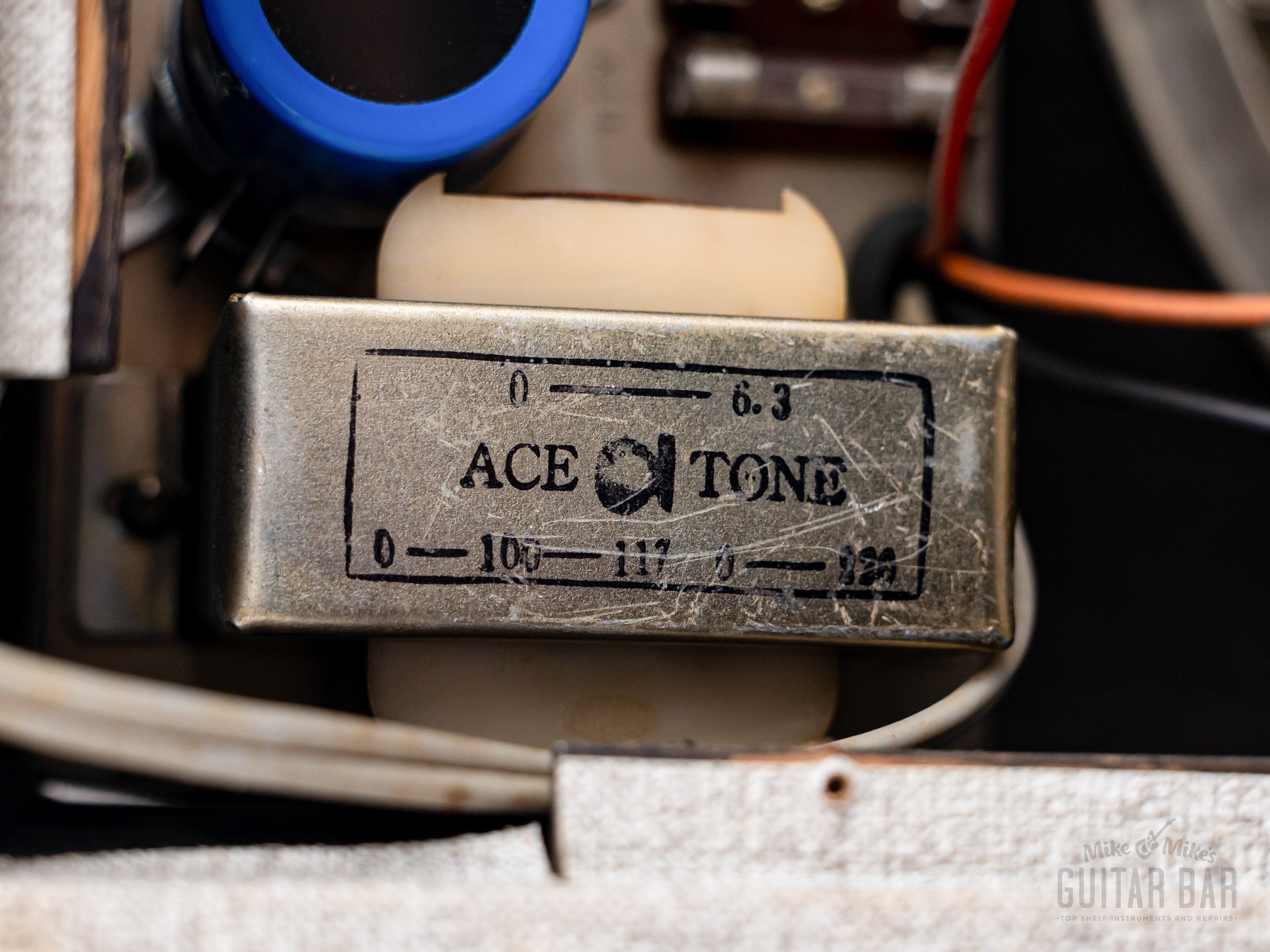1960s Ace Tone Model 201 Class A Vintage Tube Combo Amp 1x8 w/ Reverb & Tremolo, Fully-Serviced 117v, Japan