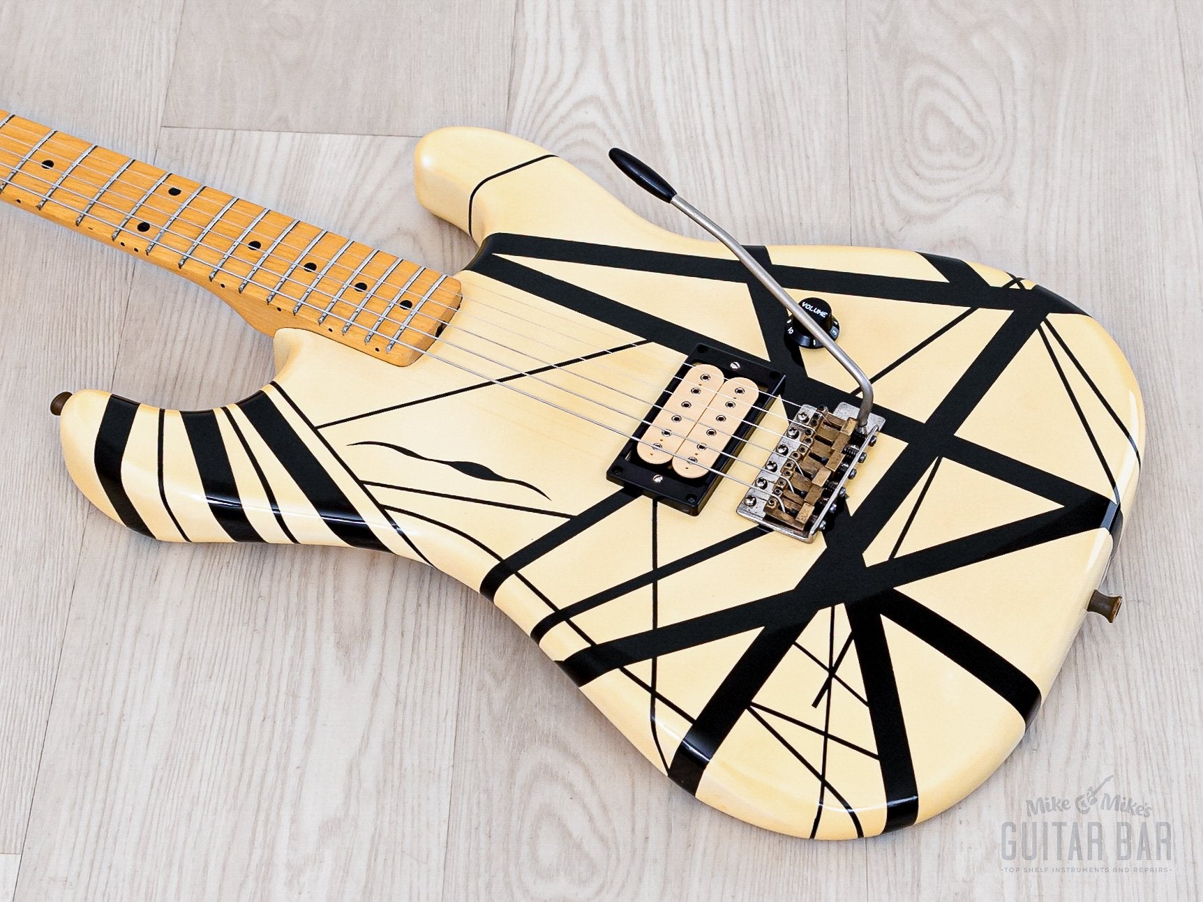 ESP Custom Shop “Kohji” Superstrat Striped EVH-Style Eruption w/ DiMar