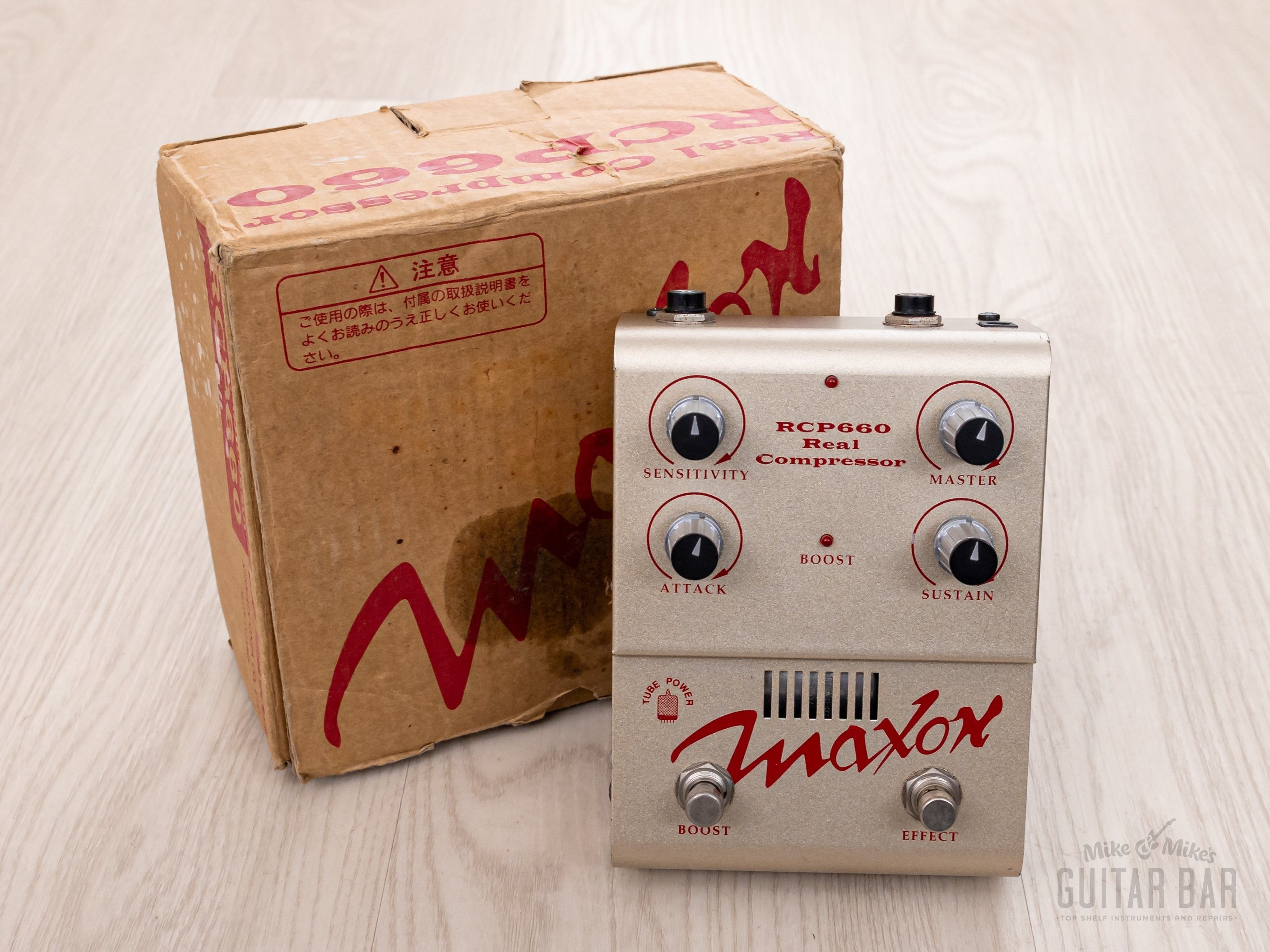 Maxon Real Compressor RCP660 Tube-Driven Effects Pedal, Near-Mint w/ Box, Ibanez Tube King