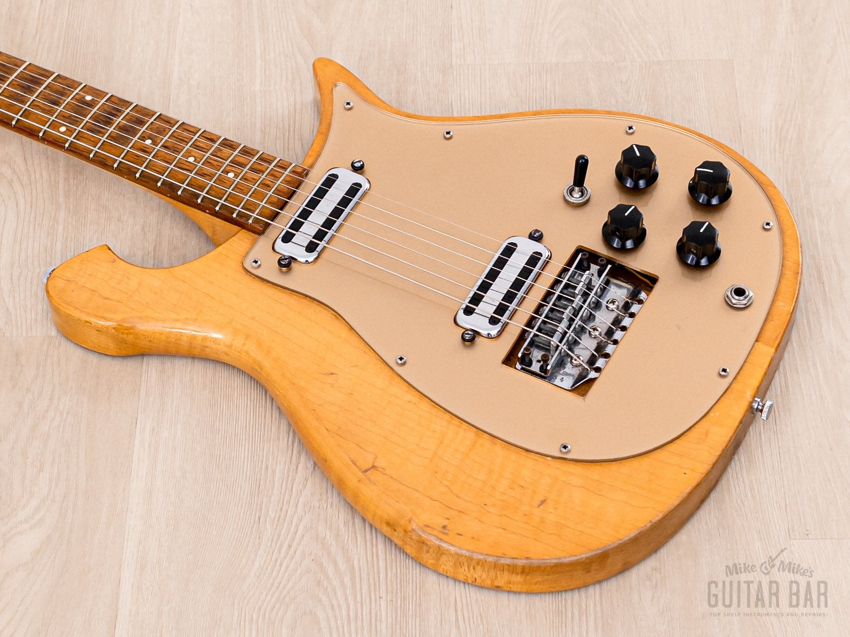 1961 Rickenbacker 450 Combo Vintage Electric Guitar Mapleglo w/ Toaster Top Pickups, Case