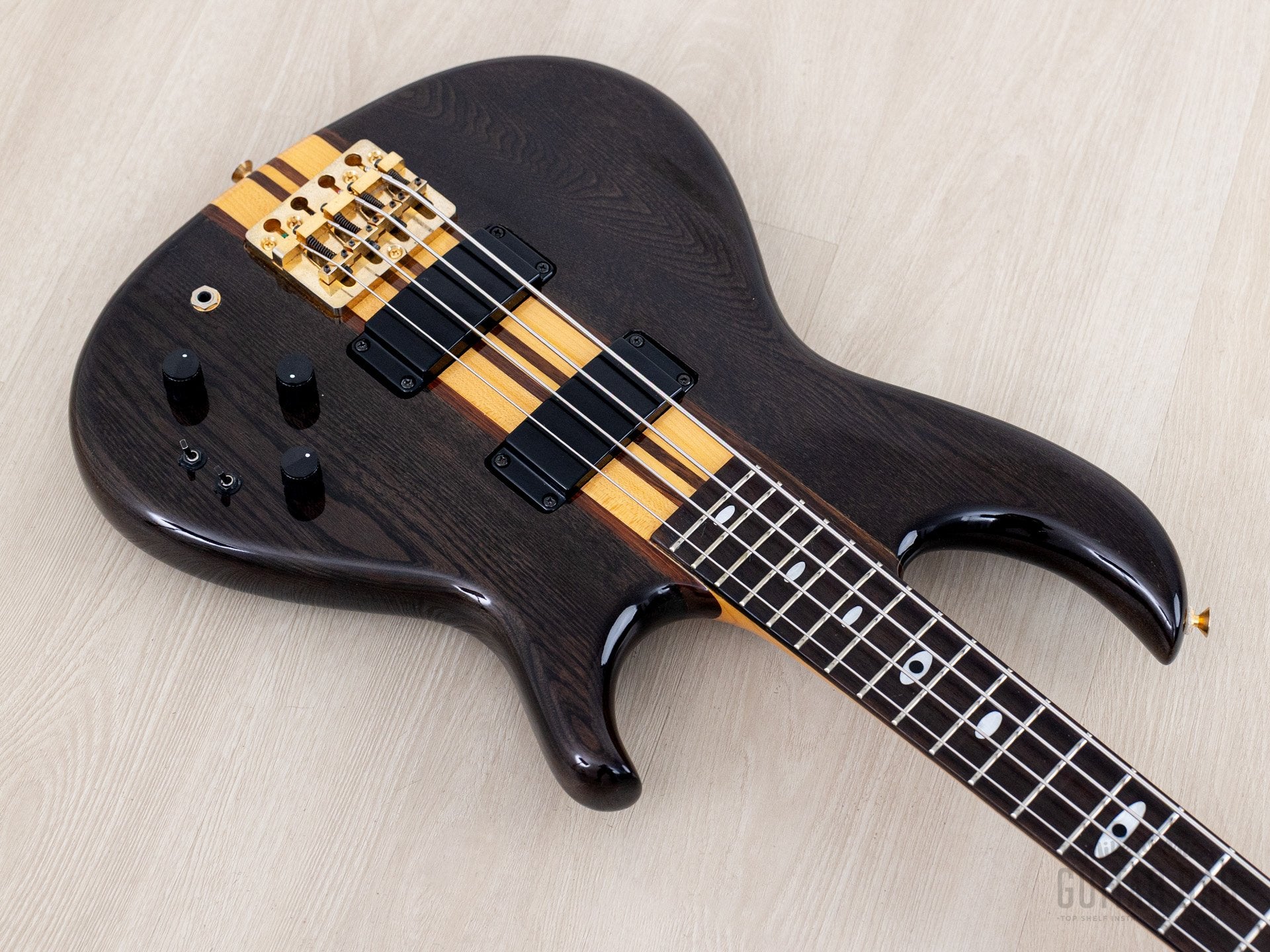 1990s Aria Pro II Super Bass SB-800 See-through Black