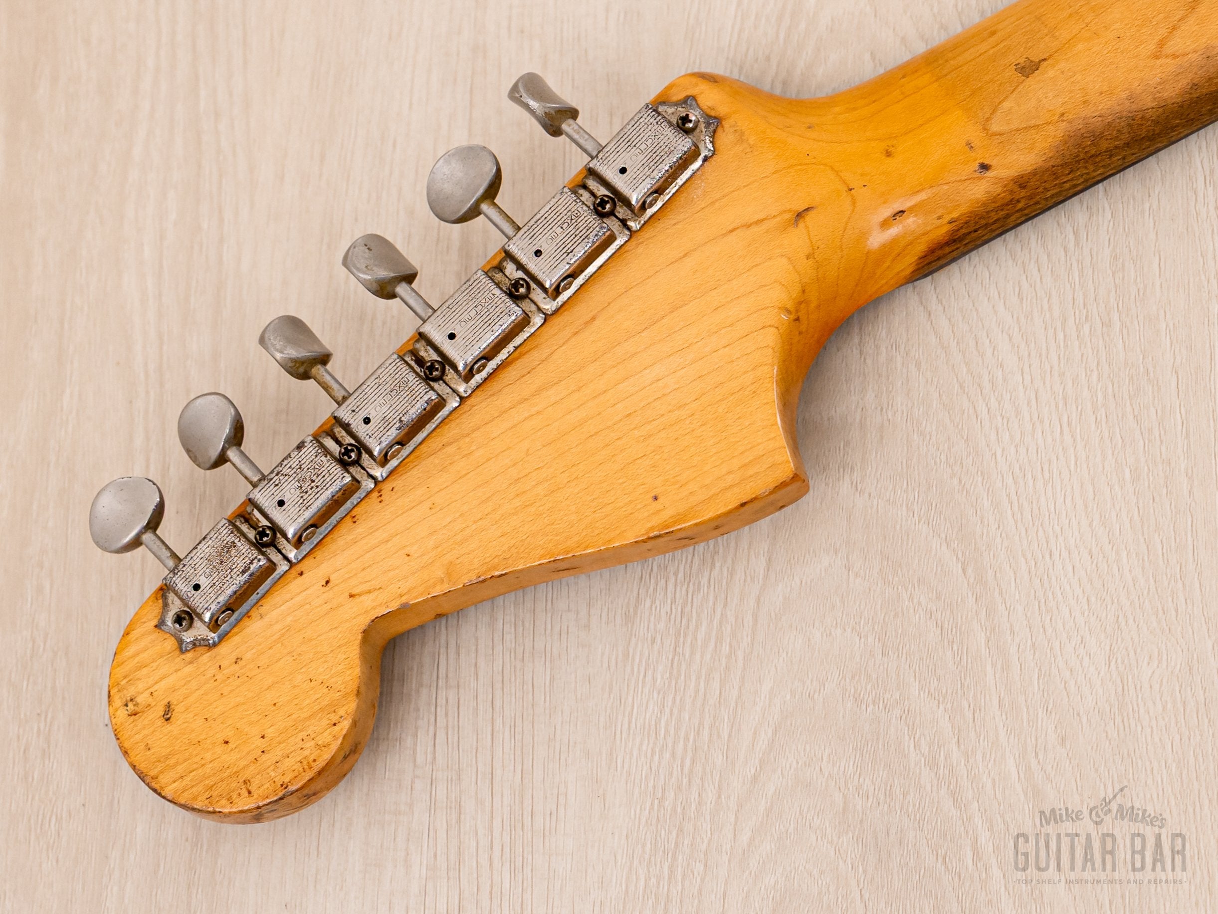 1961 Fender Jazzmaster Pre-CBS Slab Board Vintage Offset Guitar Sunburst, 100% Original w/ Case