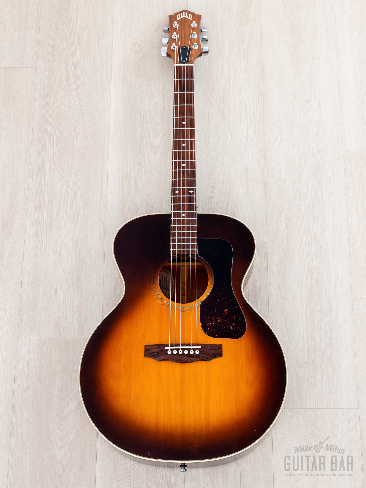 1984 Guild F-42 sunburst full front view