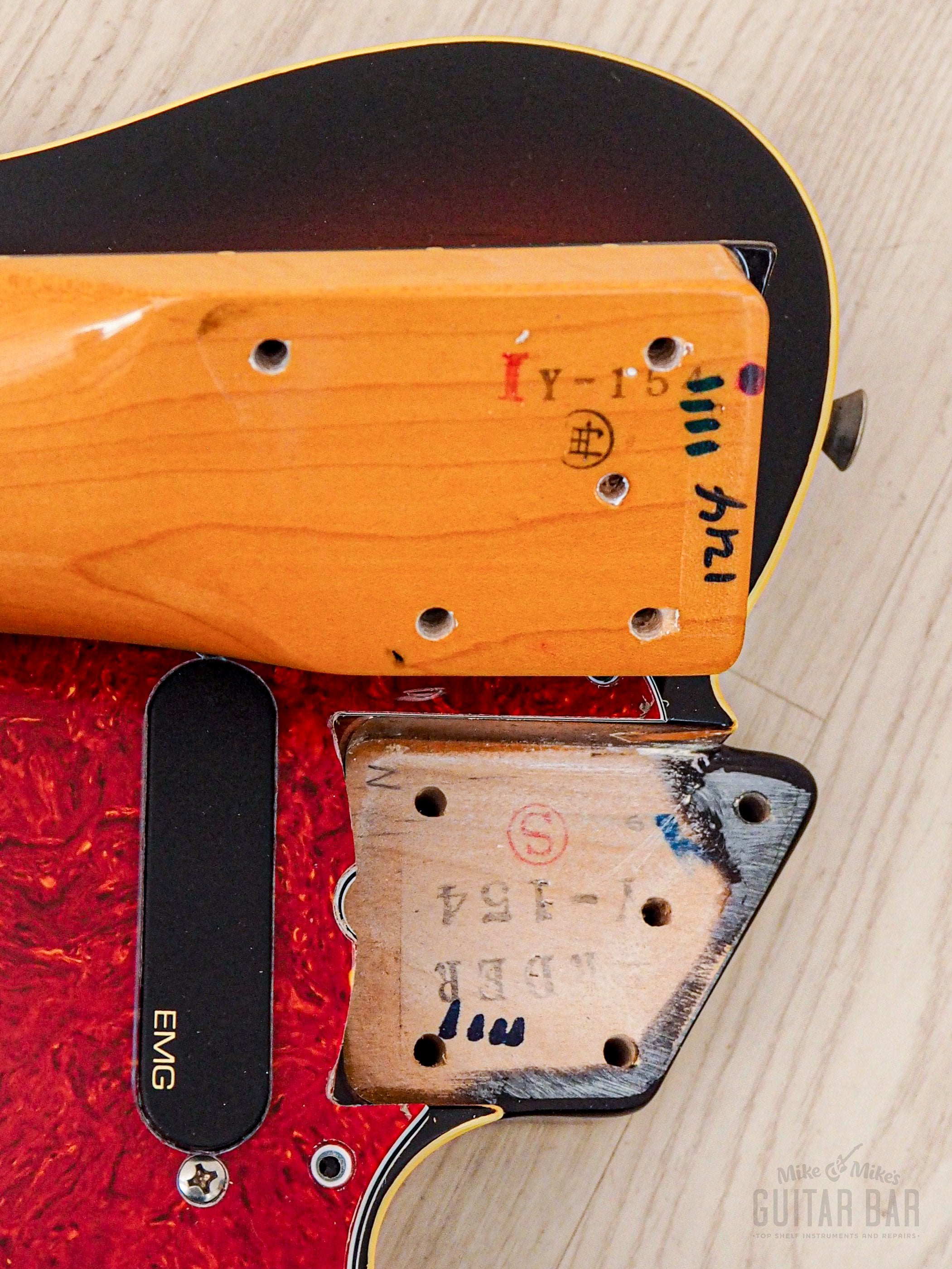 1993 Fender Order Made Roy Buchanan Bluesmaster Telecaster Custom Sunburst w/ EMG, Japan MIJ Fujigen