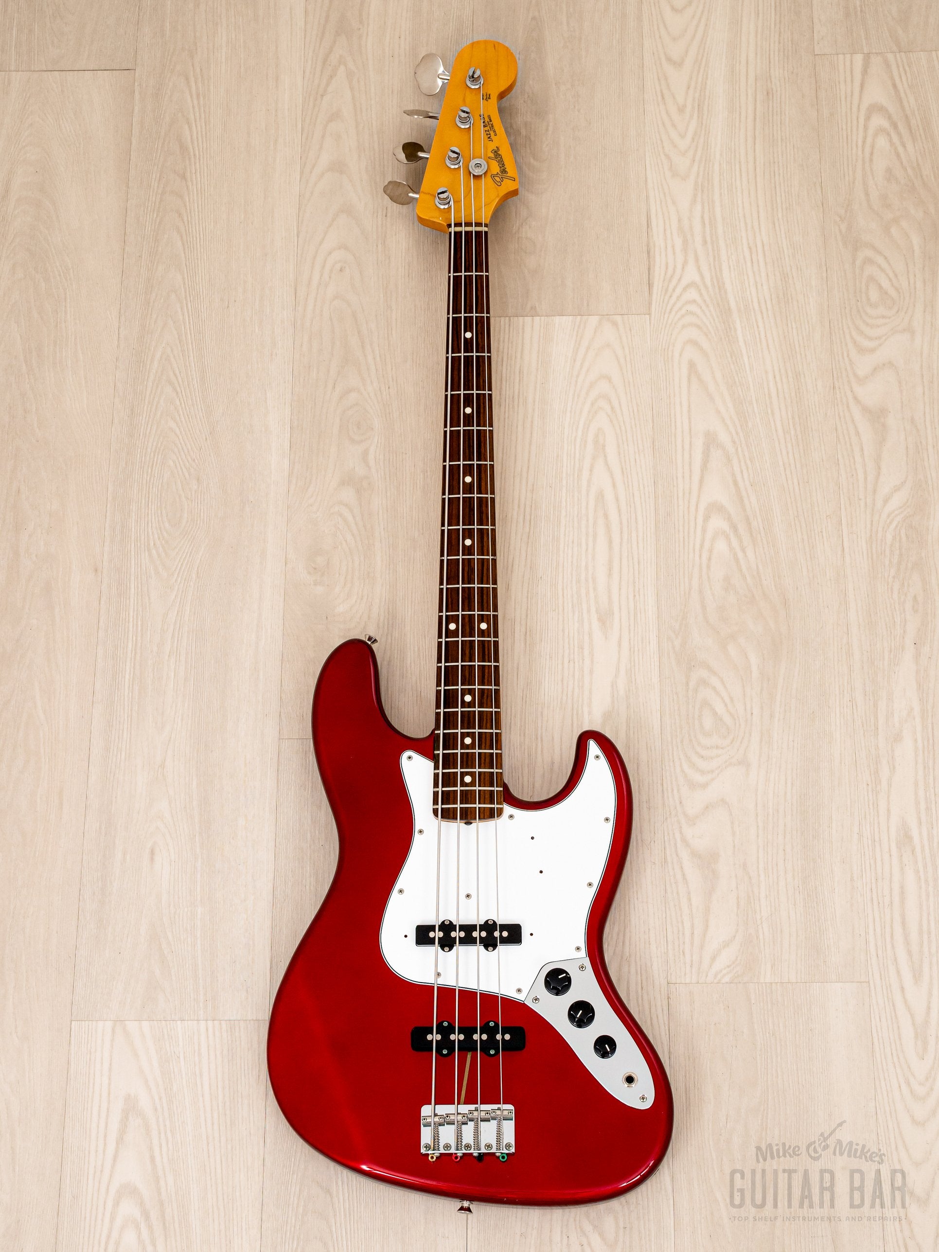 2015 Fender Japan Exclusive Classic ‘60s Jazz Bass Candy Apple Red w/ Case, MIJ