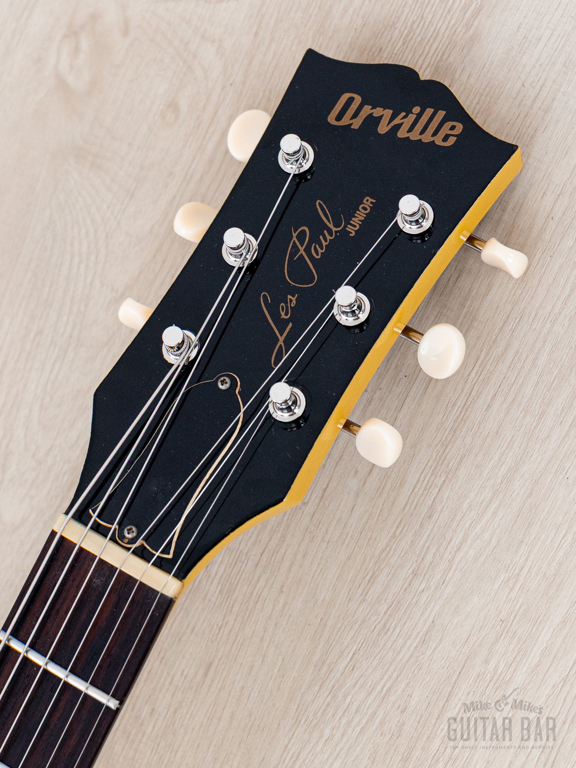 1994 Orville Les Paul Junior Double Cut LPJ-D65 TV Yellow, Japan Fujig