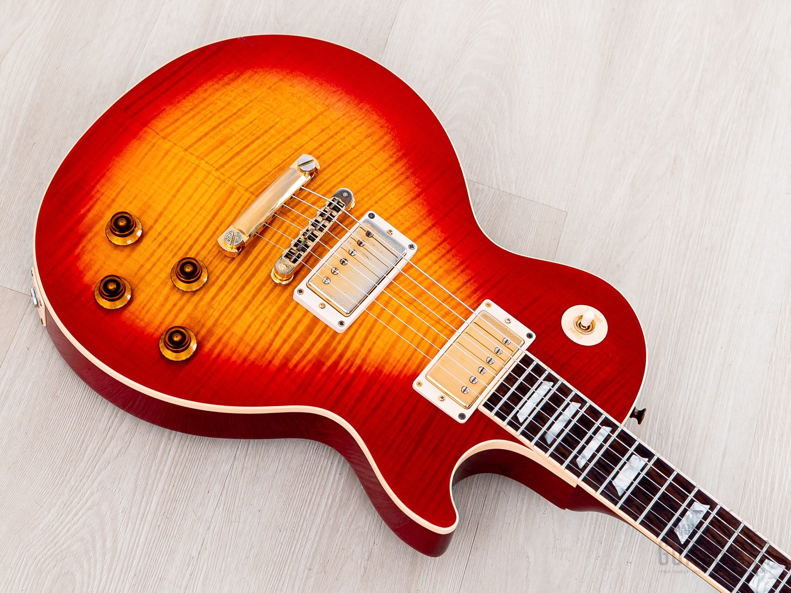 1998 Gibson Les Paul Standard Plus Limited Edition Flame Top Cherry Su