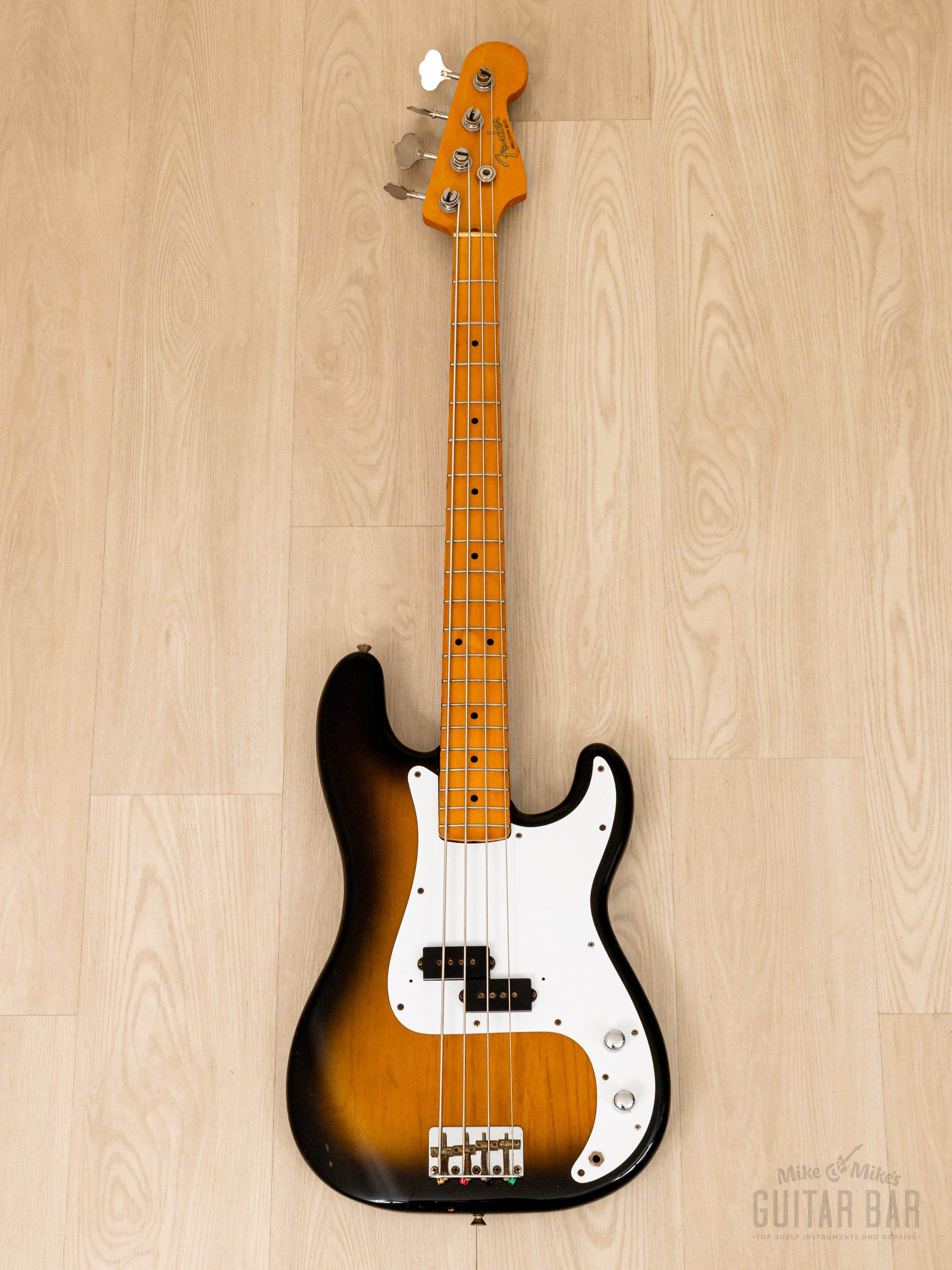 1990 Fender Precision Bass ‘57 Vintage Reissue PB57-700 Sunburst w/ Dimarzio, Japan MIJ Fujigen