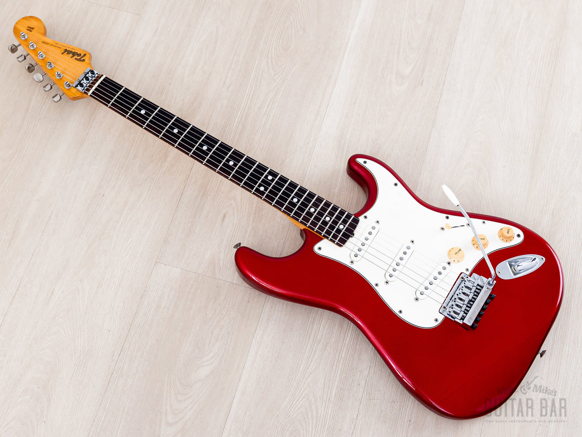 1984 Tokai Goldstar Sound TST-70 Metallic Red, front angled full view