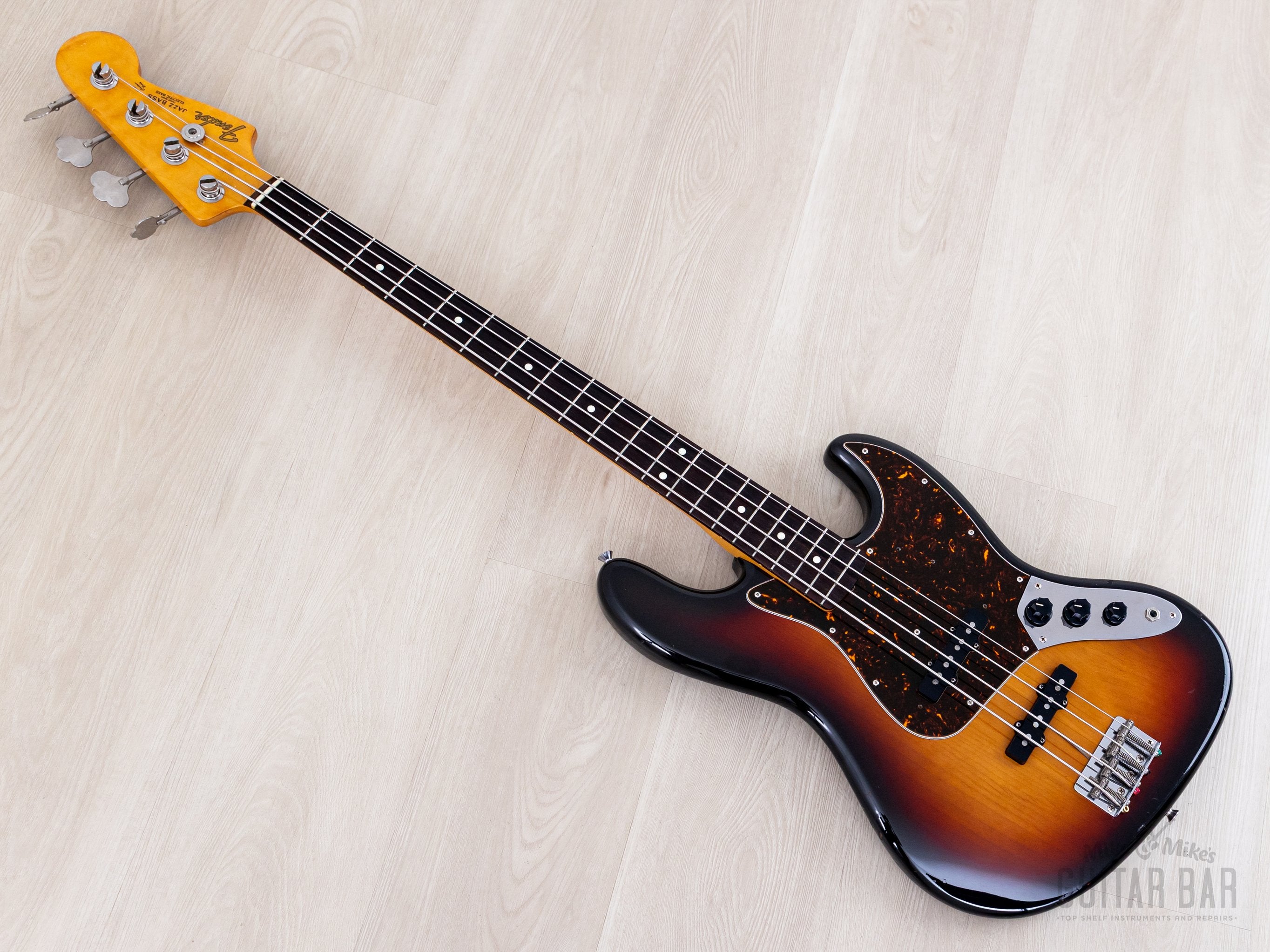 1989 Fender Jazz Bass '62 Vintage Reissue JB62-75 Sunburst