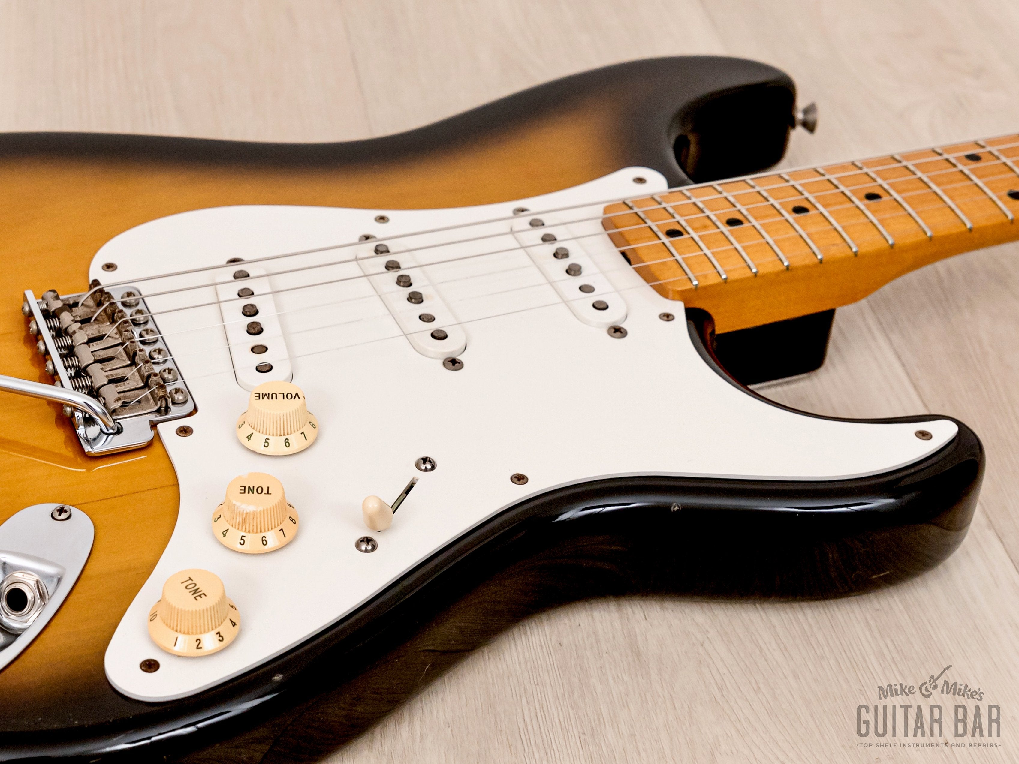 2002 Fender Stratocaster '57 Vintage Reissue ST57-58US Sunburst w/ USA Pickups, Japan CIJ