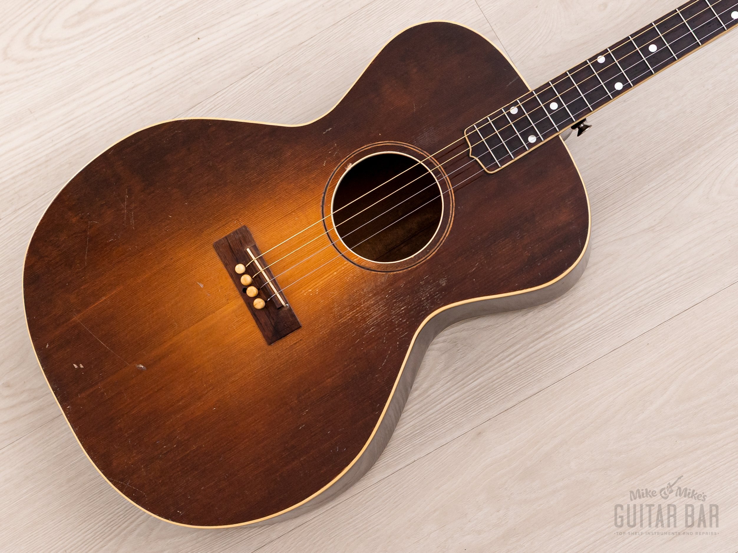 1928 Gibson TG-1 Vintage Tenor Acoustic Guitar Sunburst w/ Case