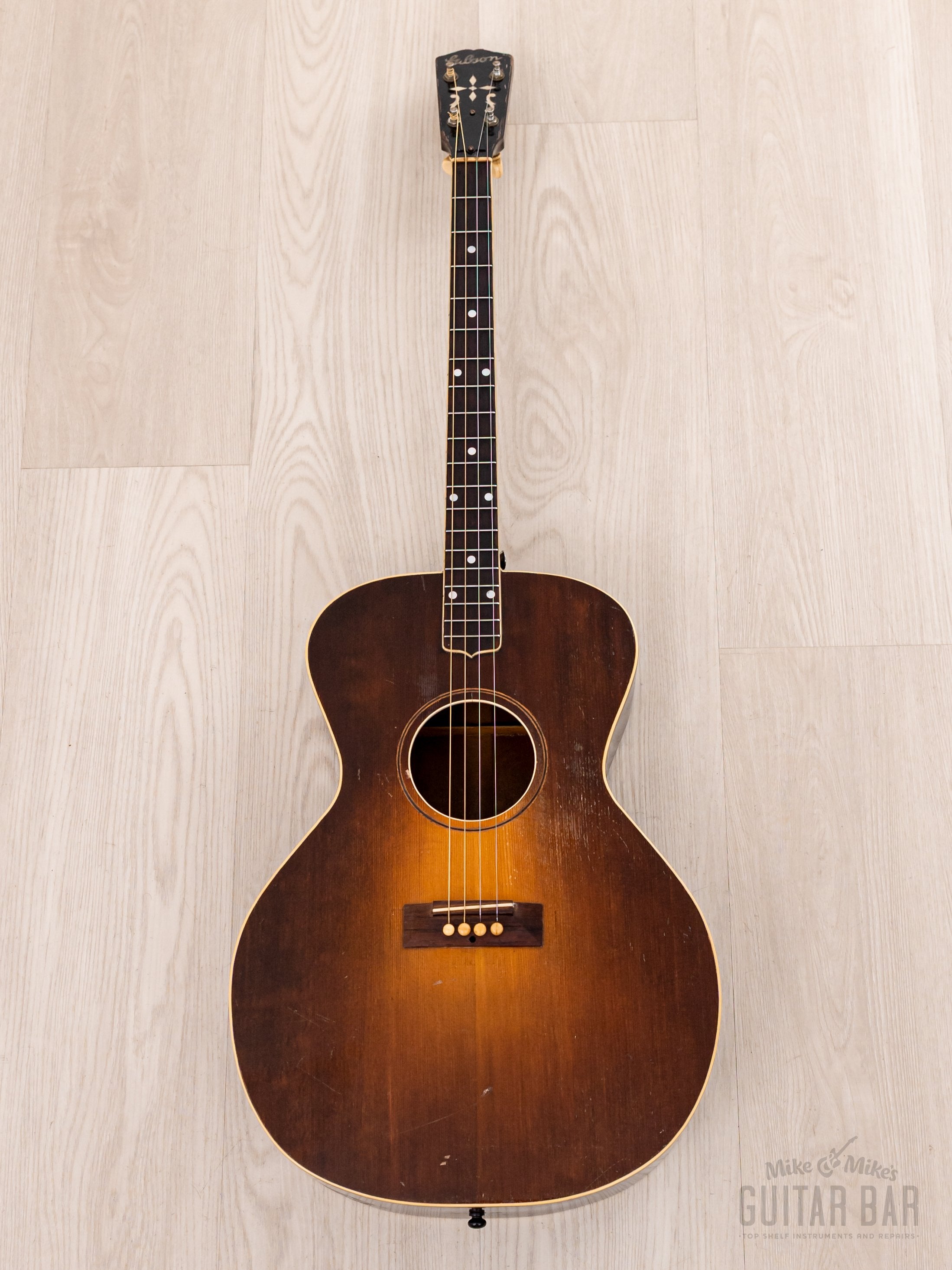 1928 Gibson TG-1 Vintage Tenor Acoustic Guitar Sunburst w/ Case
