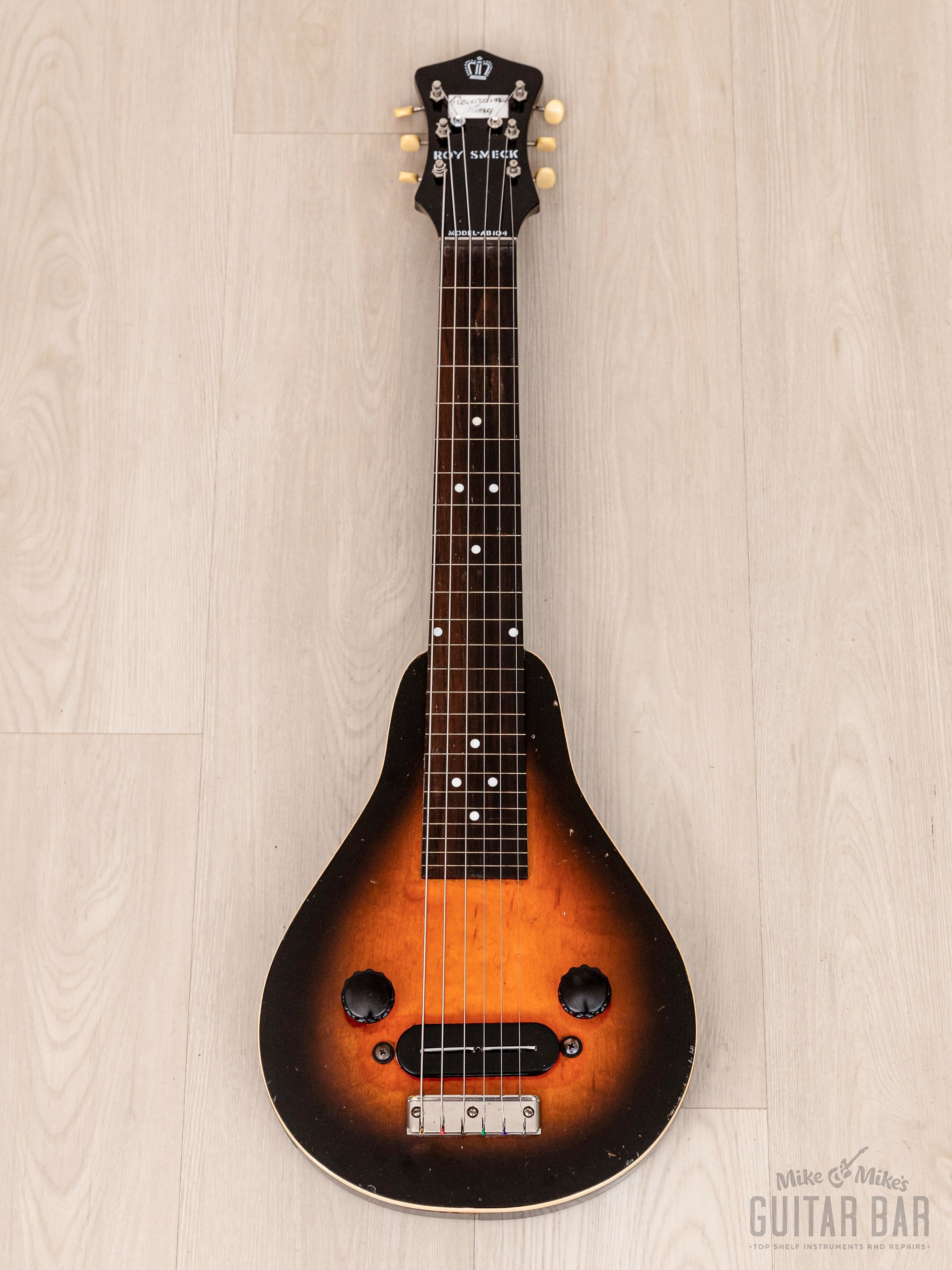1938 Recording King by Gibson Roy Smeck AB104 Vintage Lap Steel w/ Tweed Case