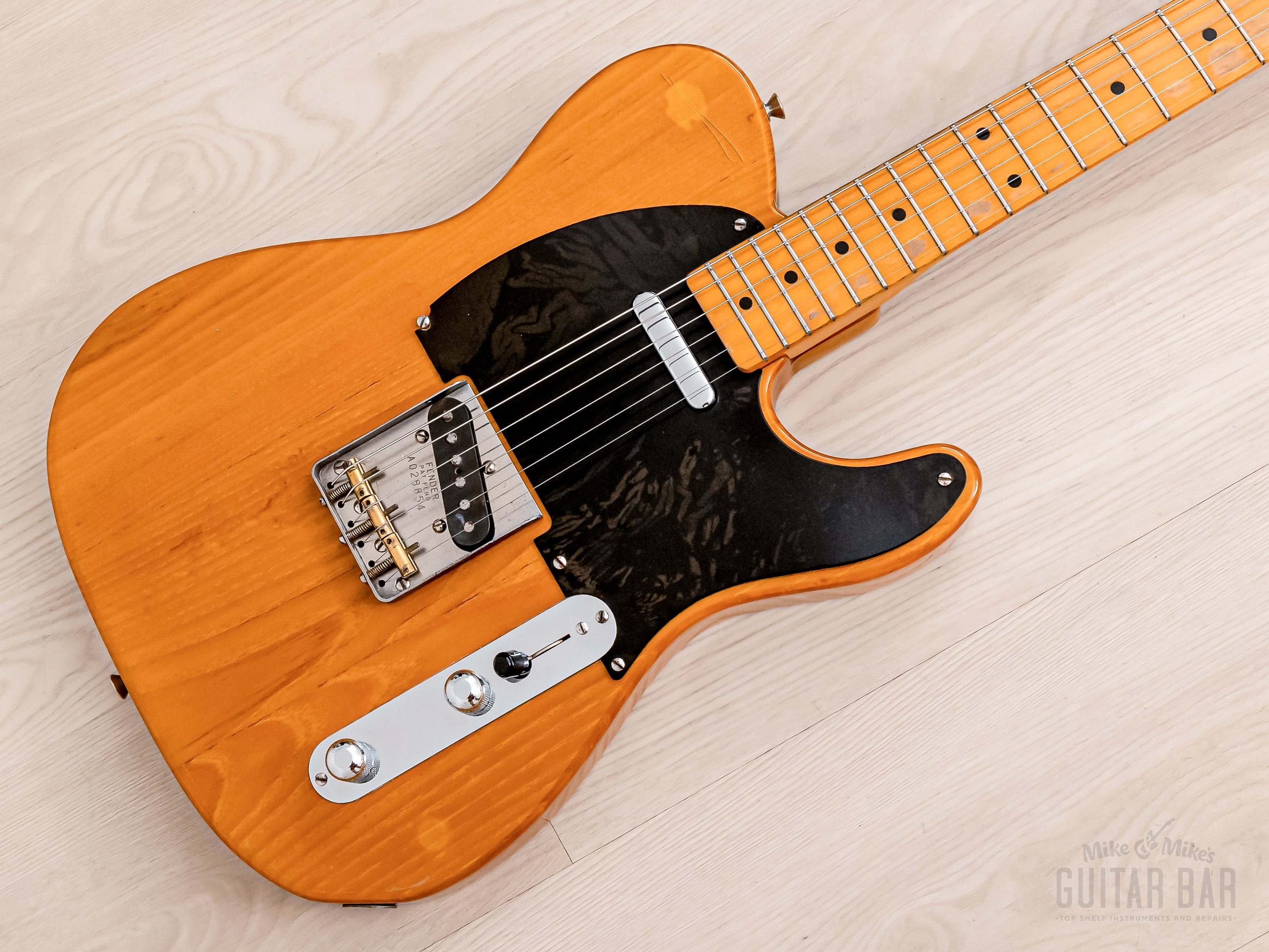 1987 Fender Order Made Telecaster ‘52 Vintage Reissue TL52-75 Butterscotch w/ USA Pickups, Japan MIJ Fujigen