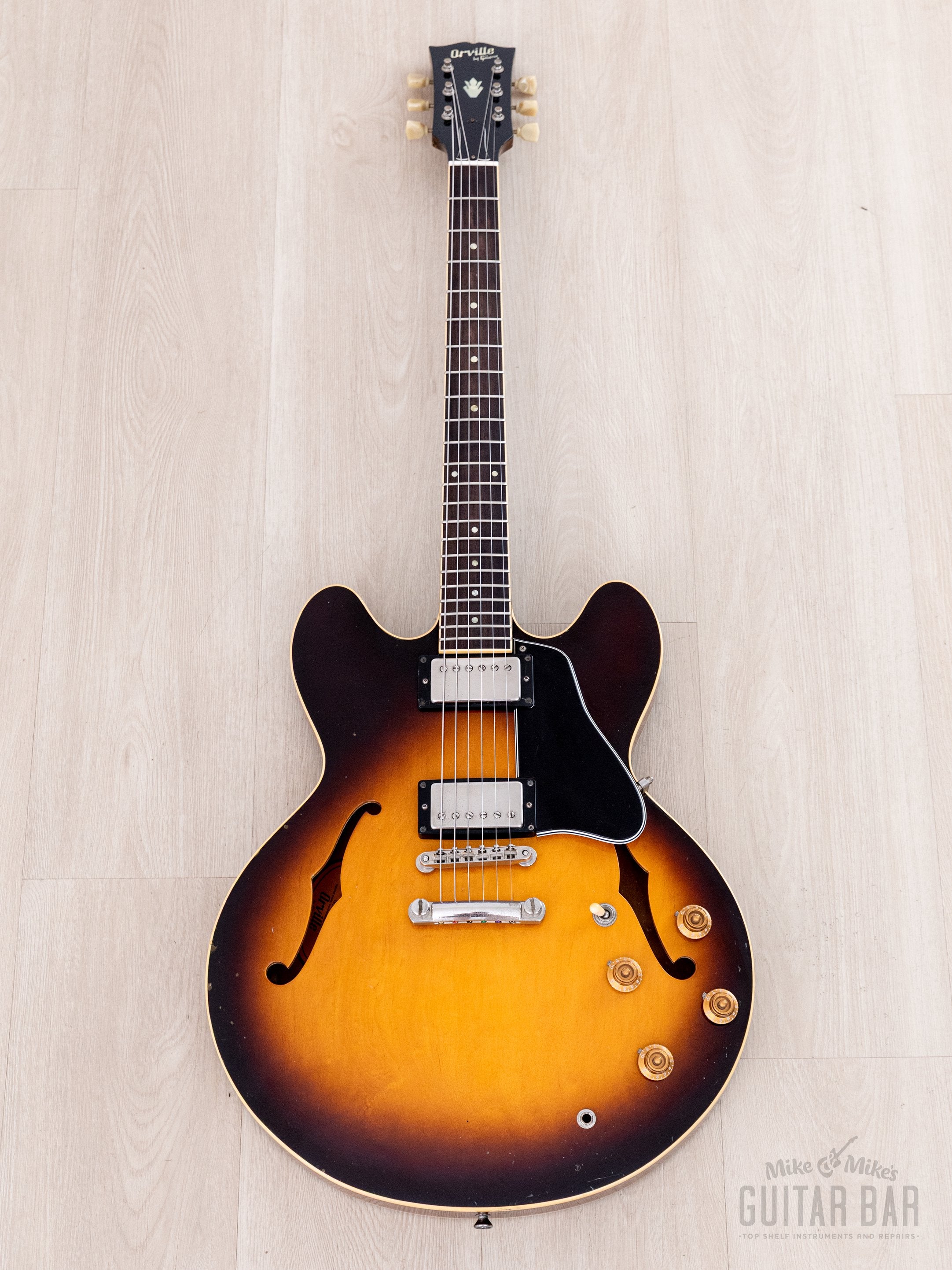 1990 Orville by Gibson ES-335 Dot Sunburst 100% Original, Japan Terada