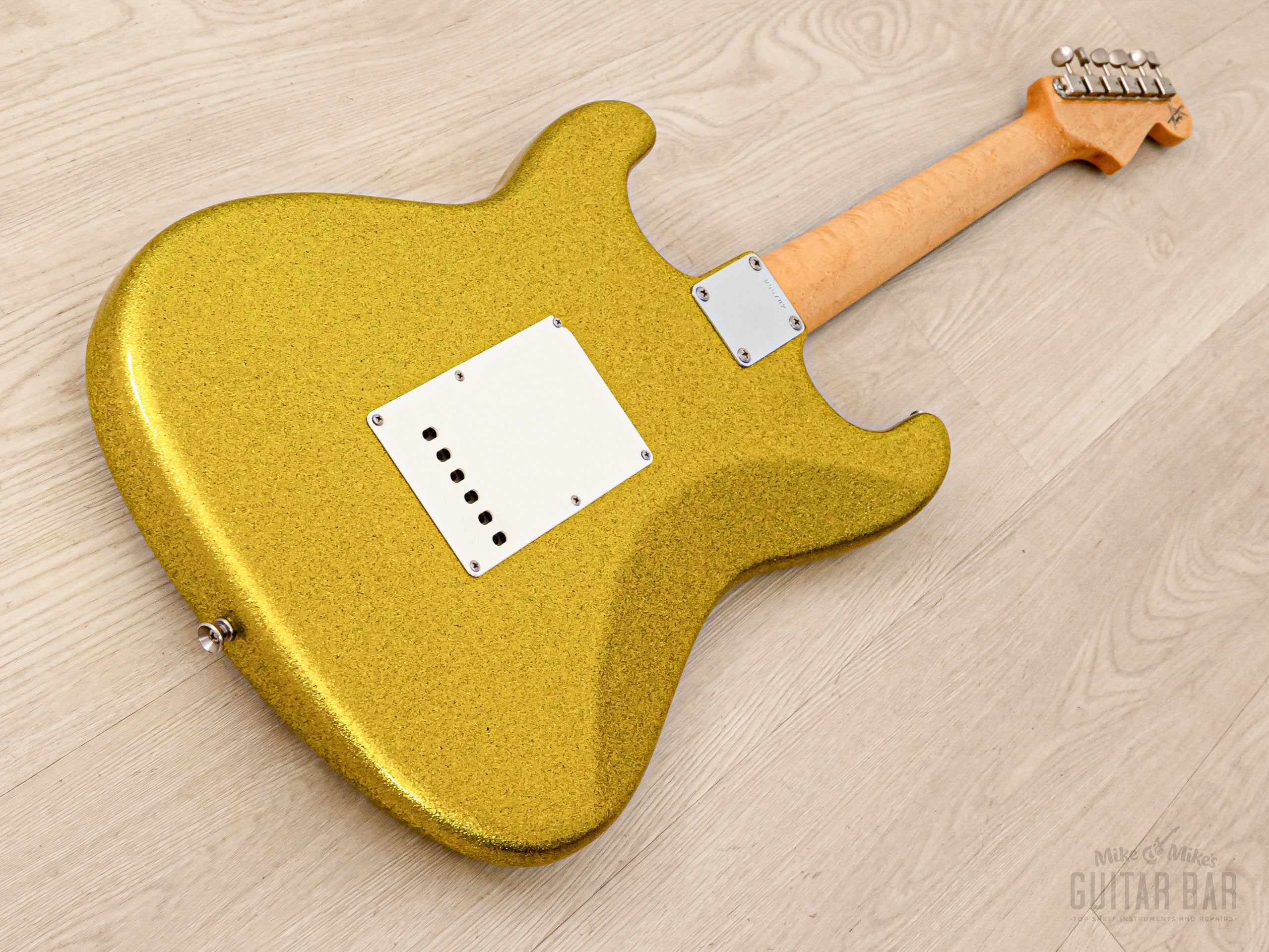 2011 Fender Custom Shop Dick Dale Stratocaster Chartreuse Sparkle, Mint w/ Case, Tags, COA