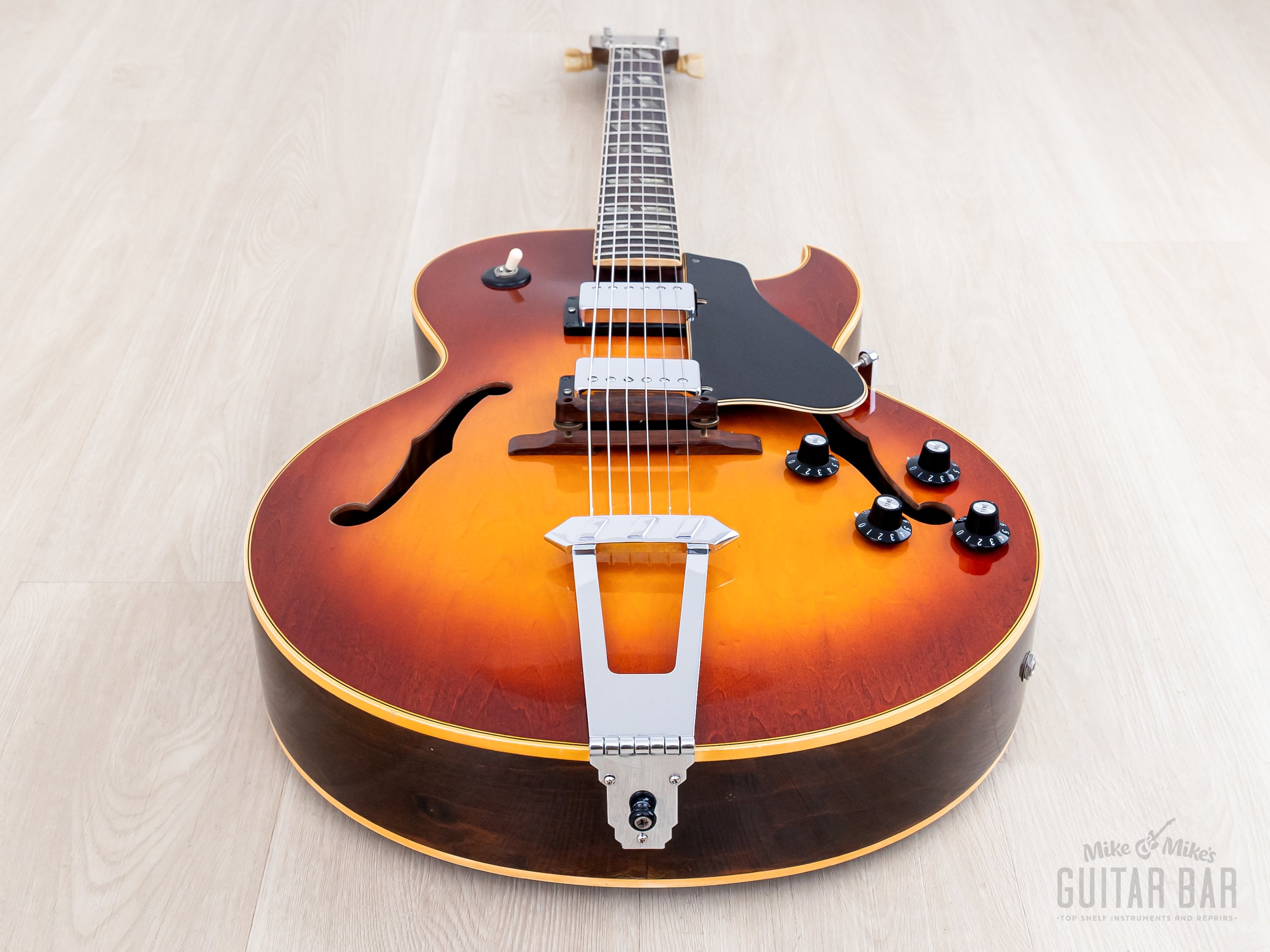 1970 Gibson ES-175 D Vintage Hollowbody Guitar Ice Tea Sunburst, Colle