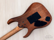 Back of the walnut body with cavity covers