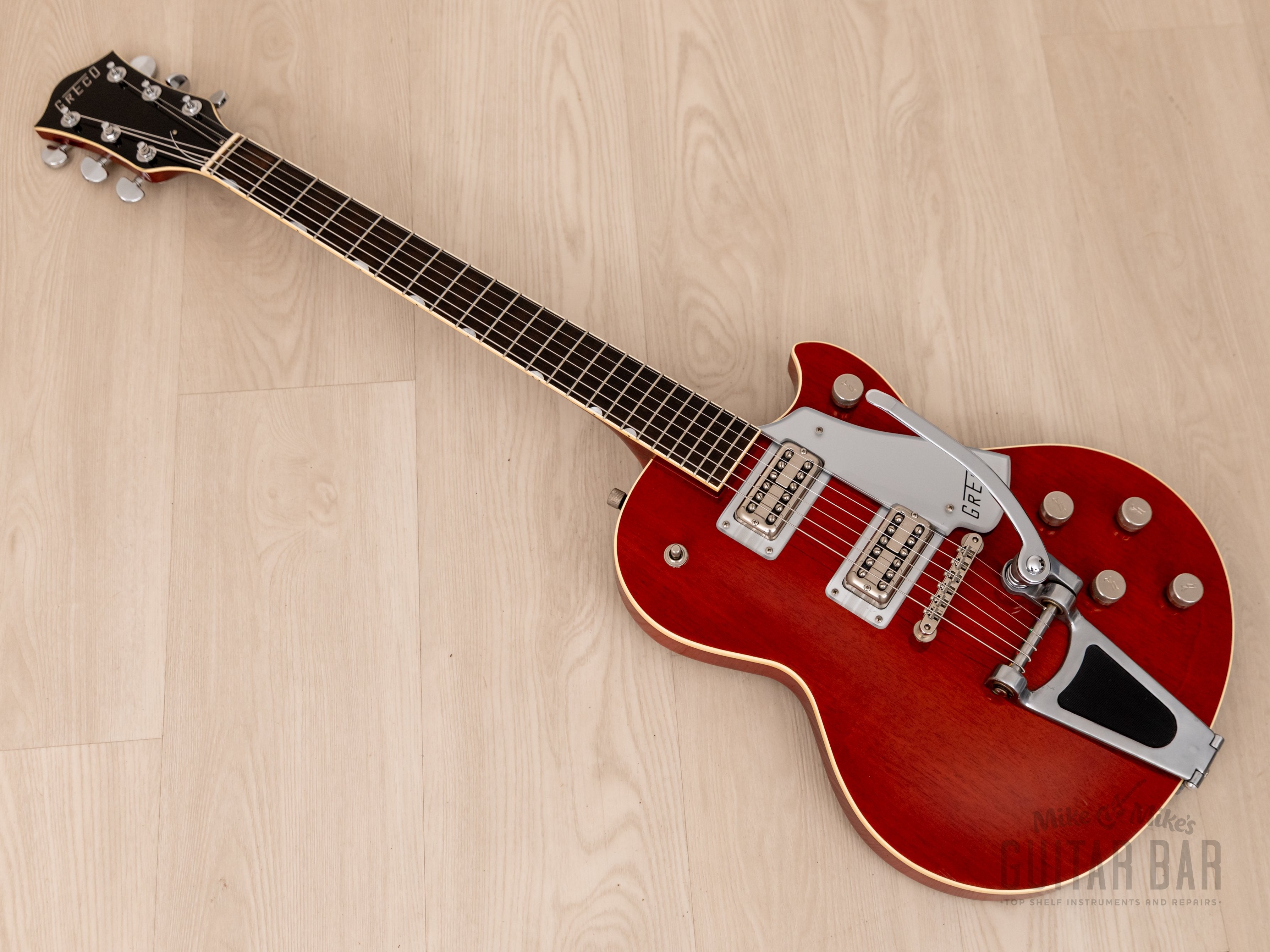 1988 Greco RJ-85 Roc Jet Vintage Guitar Cherry Red, Japan Fujigen