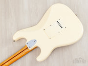 1985 Fender ST72-55 Stratocaster Olympic White, back of body