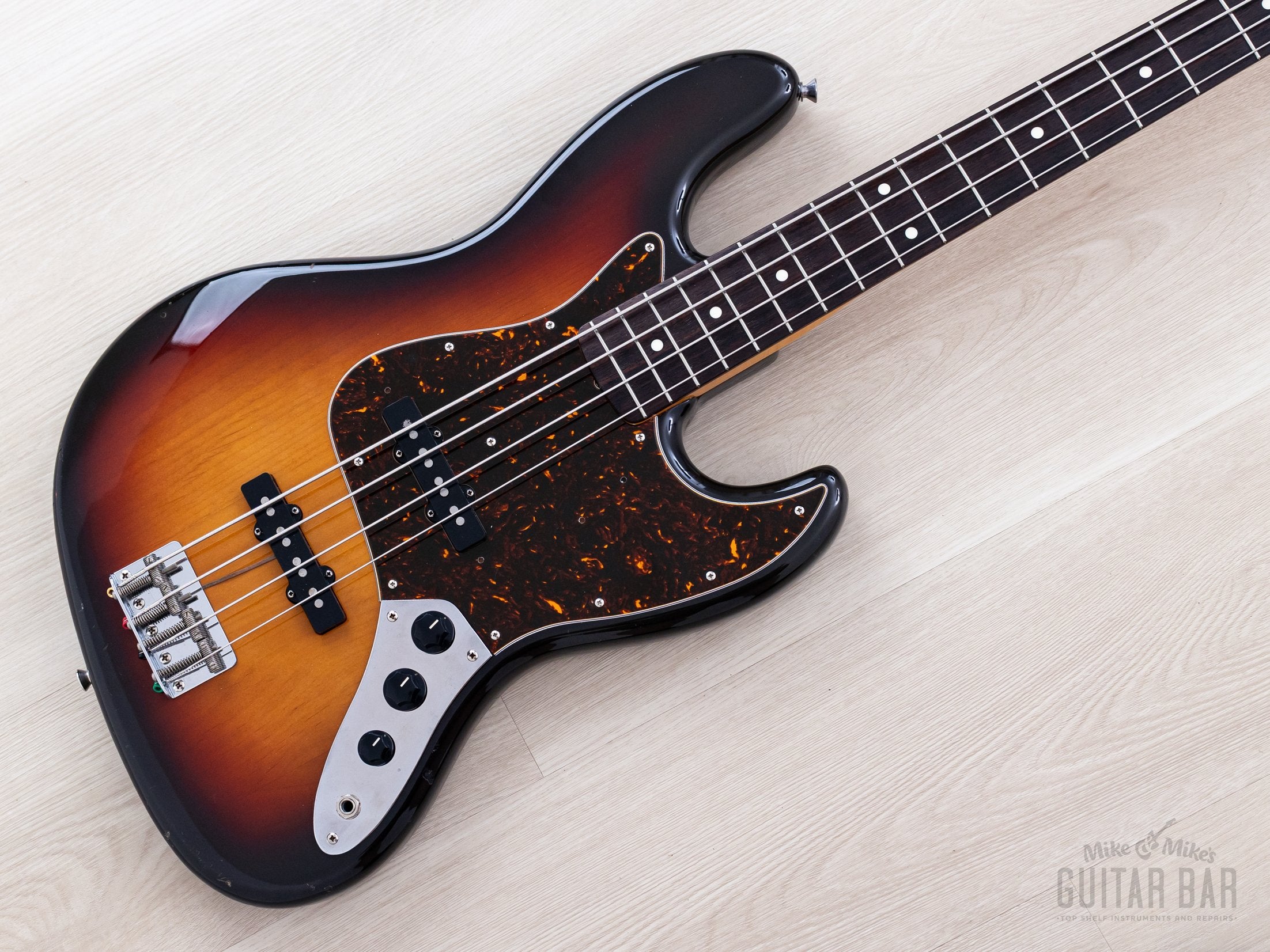 1989 Fender Jazz Bass '62 Vintage Reissue JB62-75 Sunburst 100% Origin