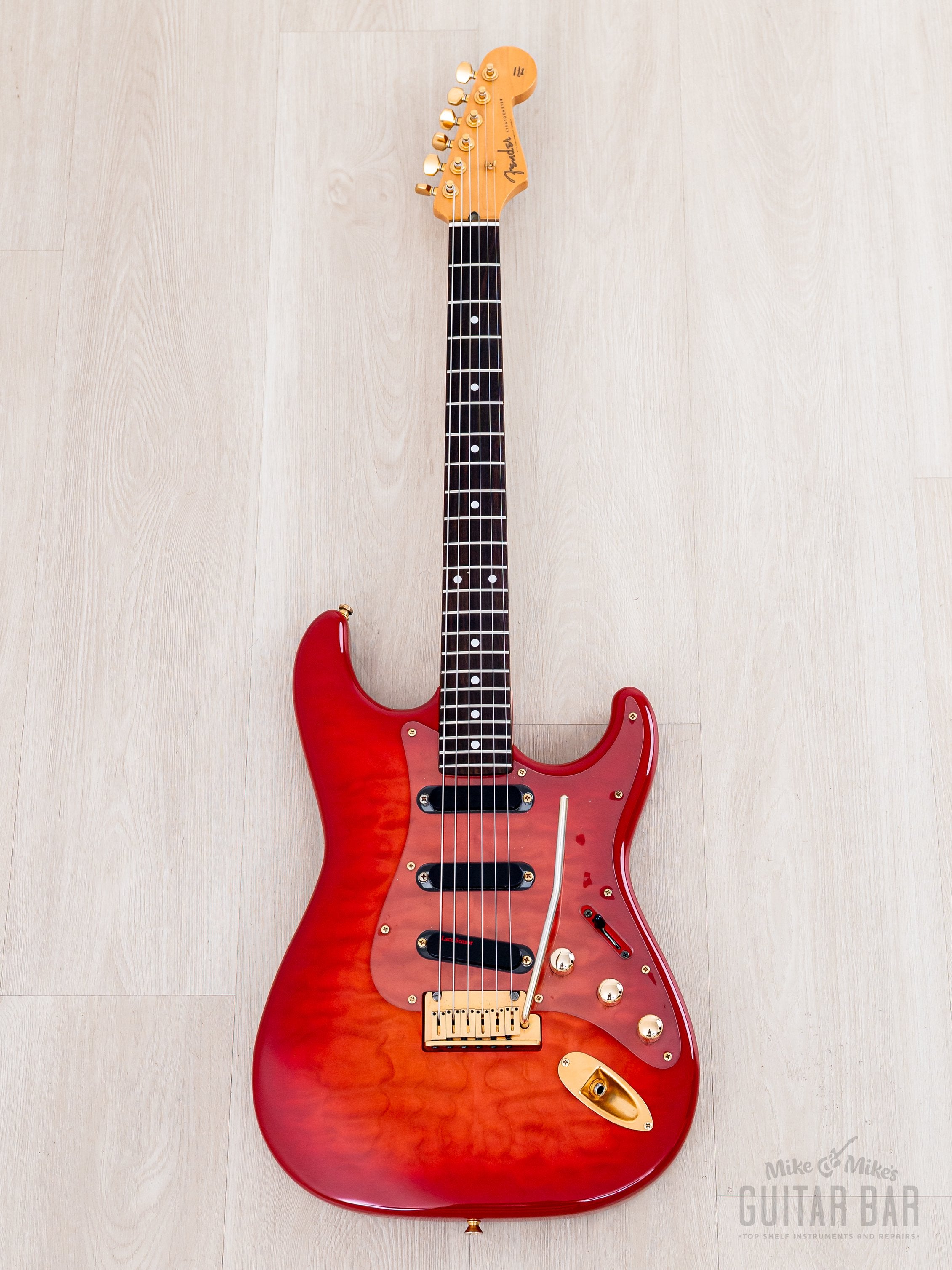 1992 Fender Order Made Stratocaster Quilted Maple w/ Lace Sensor, Gold