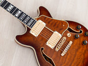 Ibanez AM200 body and lower neck, angled view