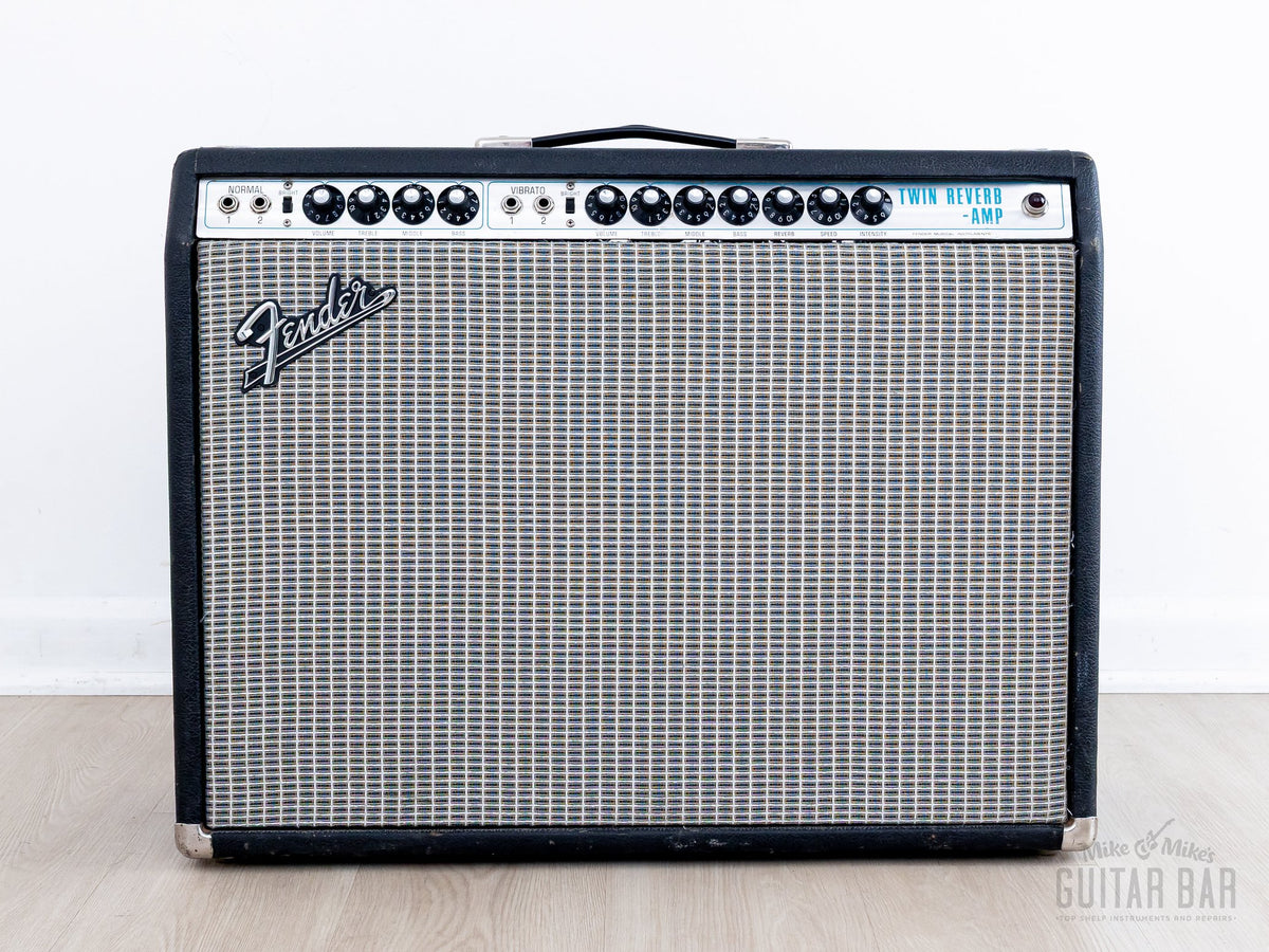 1970 Fender Twin Reverb, front, angled