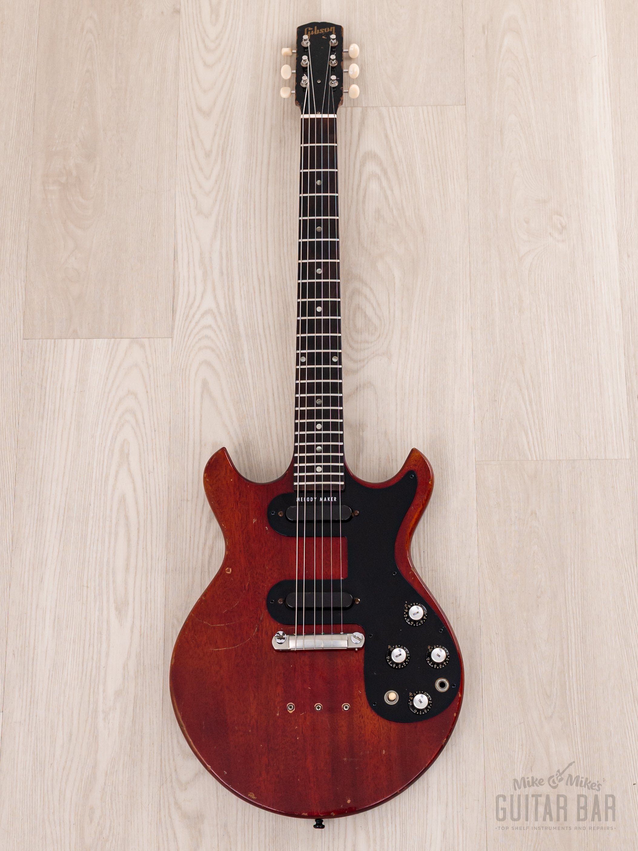 1965 Gibson Melody Maker D Double Cut Vintage Guitar Cherry w/ Case