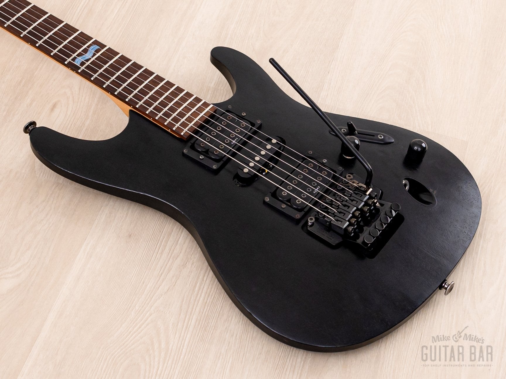2001 Ibanez Prestige S Series S470 HSH Satin Black w/ Floyd Rose
