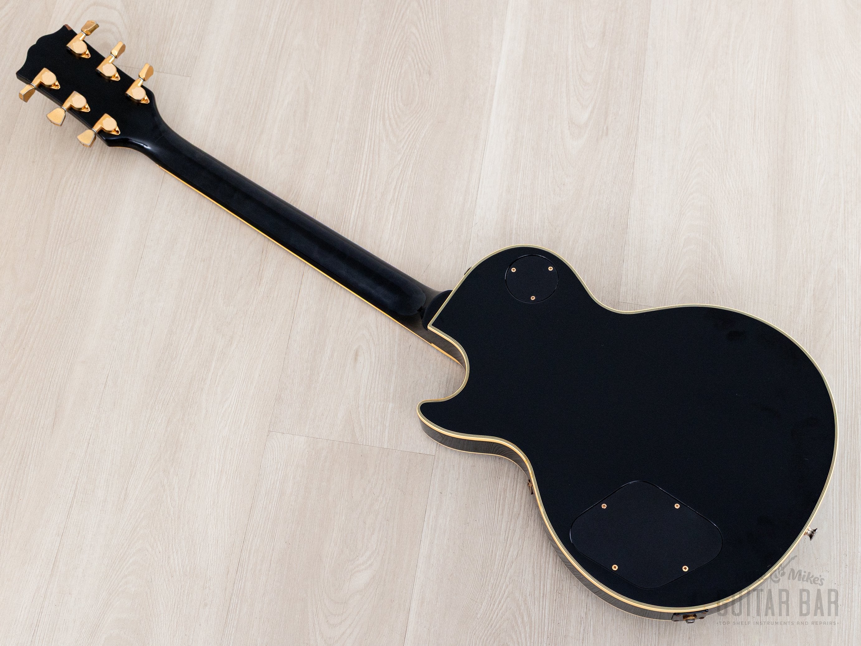 1989 Burny Black Beauty Custom '57 Model RLC-65 3 Pickup w/ VH-3 Picku