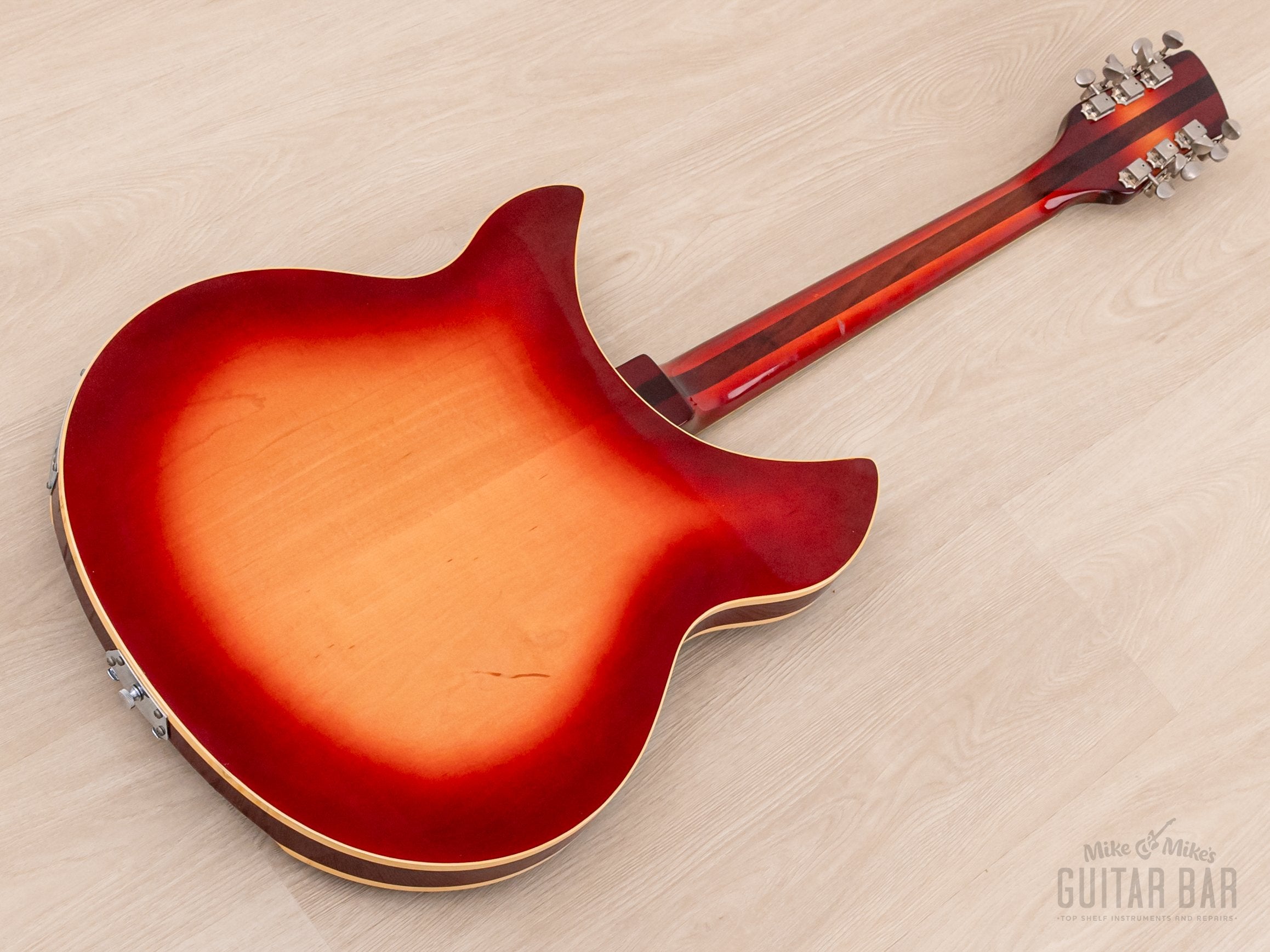 1990 Rickenbacker 360/12V64 12-String Vintage Reissue Fireglo w/ Toasters, Case & Hangtags