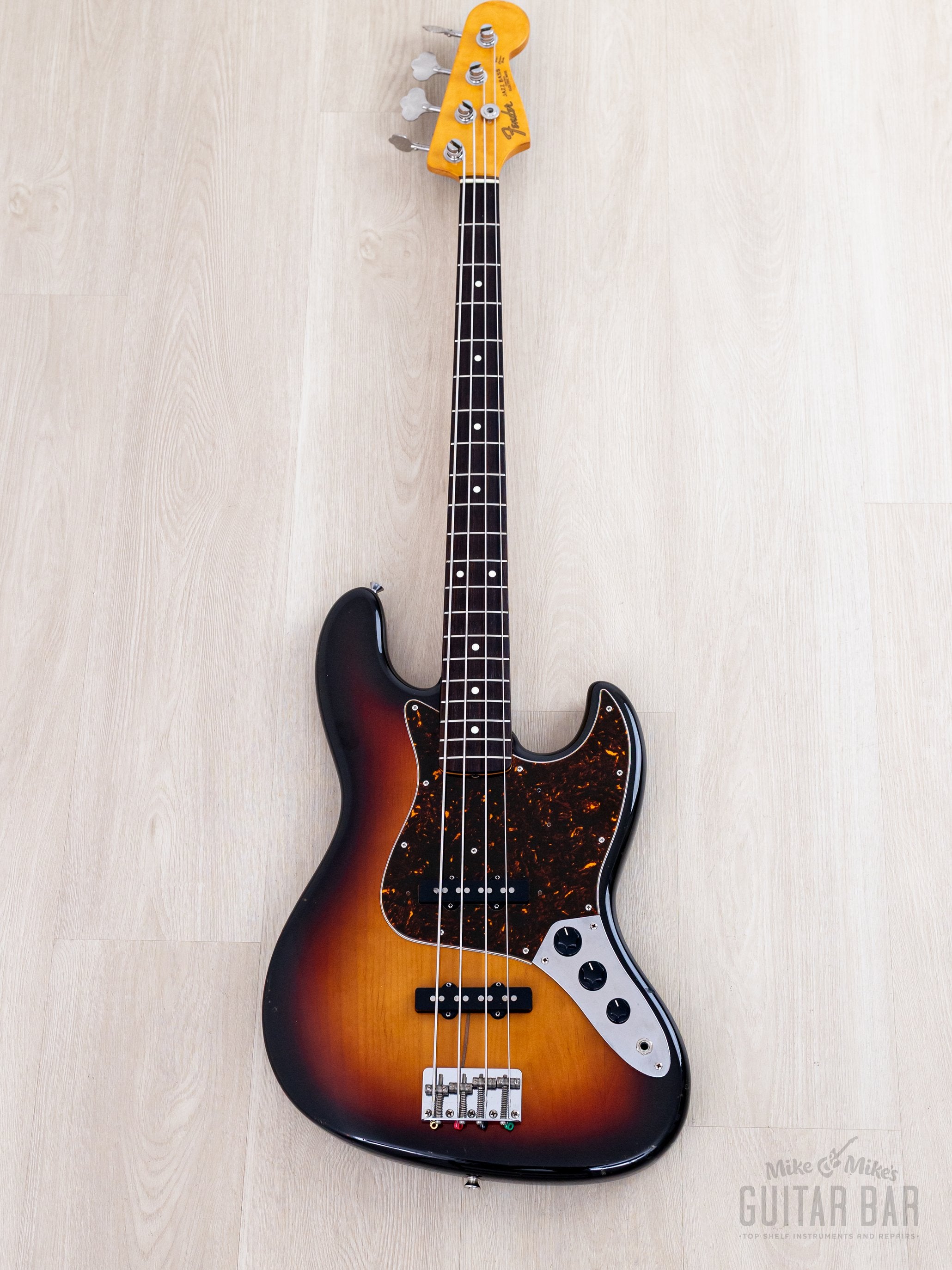1989 Fender Jazz Bass '62 Vintage Reissue JB62-75 Sunburst