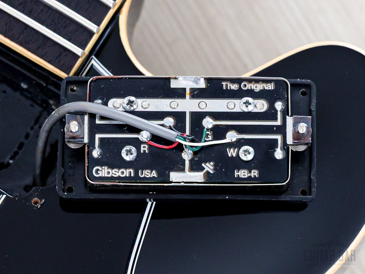 1989 Orville ES-335 Bill Lawrence circuit board pickup, close-up