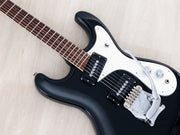 Firstman Mosrite Ventures Model body and pickups, angled
