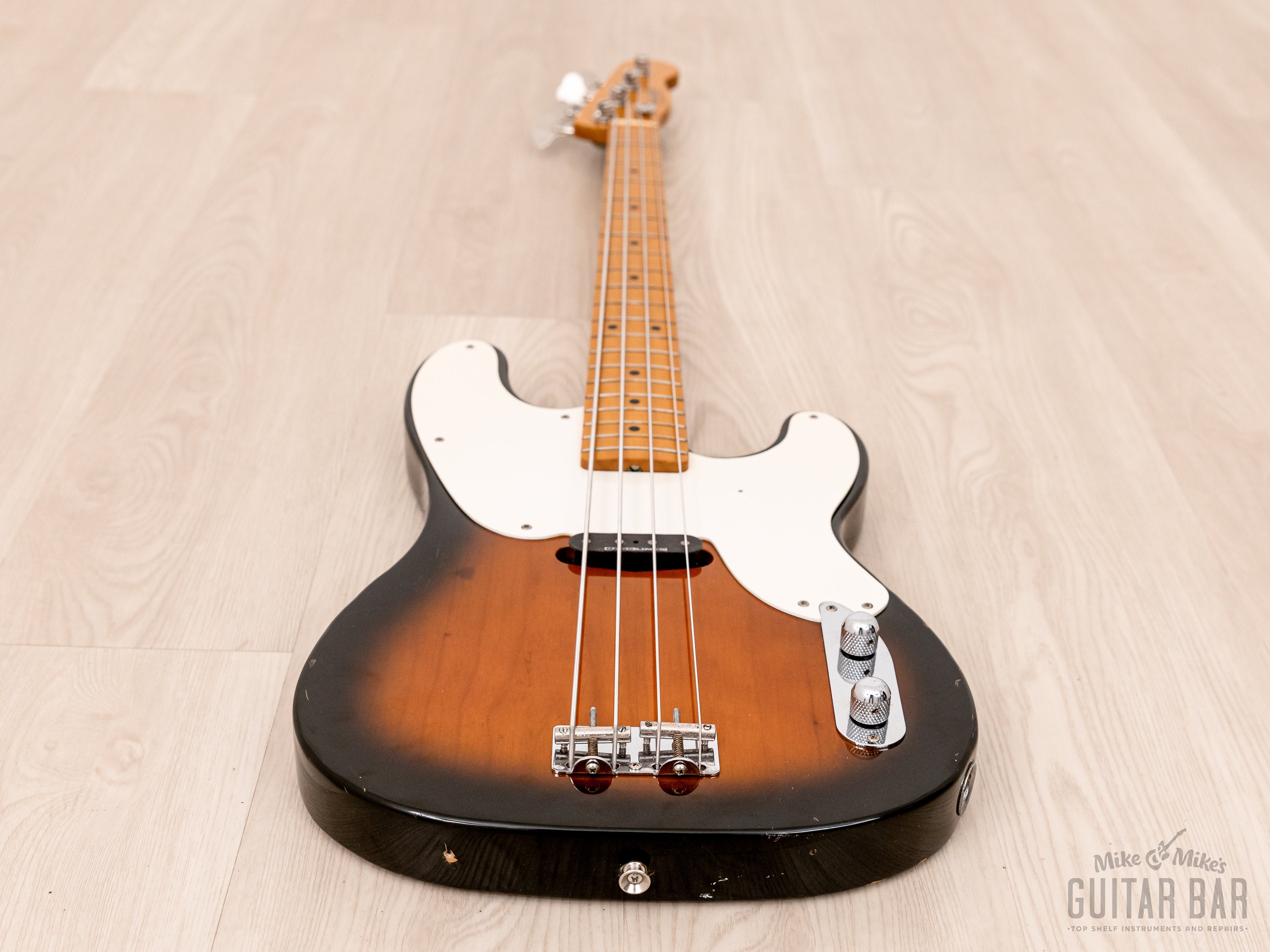 1991 Fender Precision Bass '51 Vintage Reissue OPB-51DM Sunburst w/ USA Pickup, Japan MIJ Fujigen