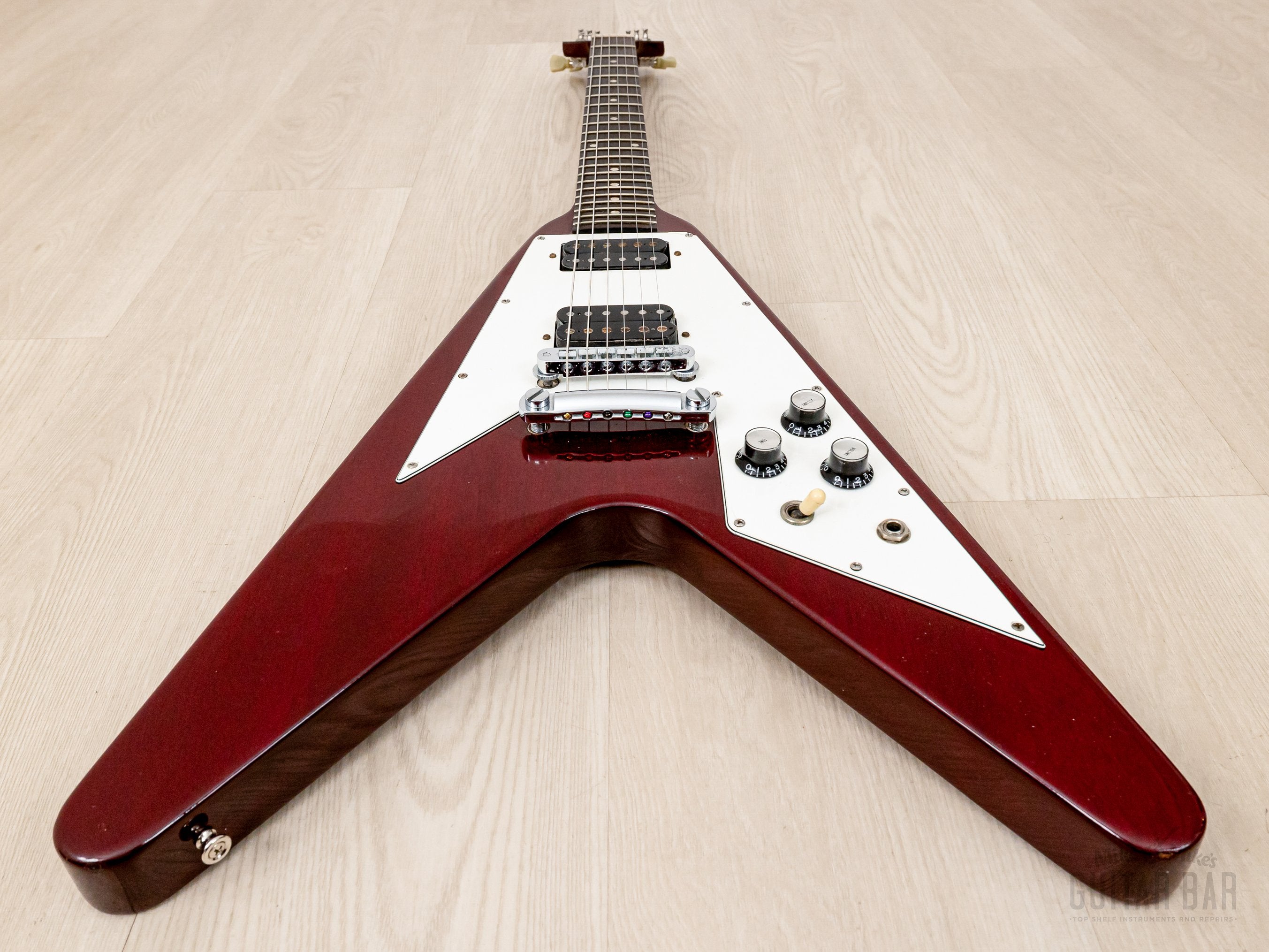 1995 Gibson Flying V '67 Vintage Reissue Electric Guitar Heritage Cherry w/ Case
