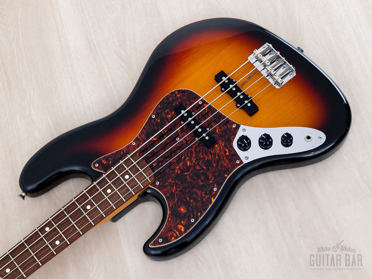 left-handed Fender Jazz Bass pickups