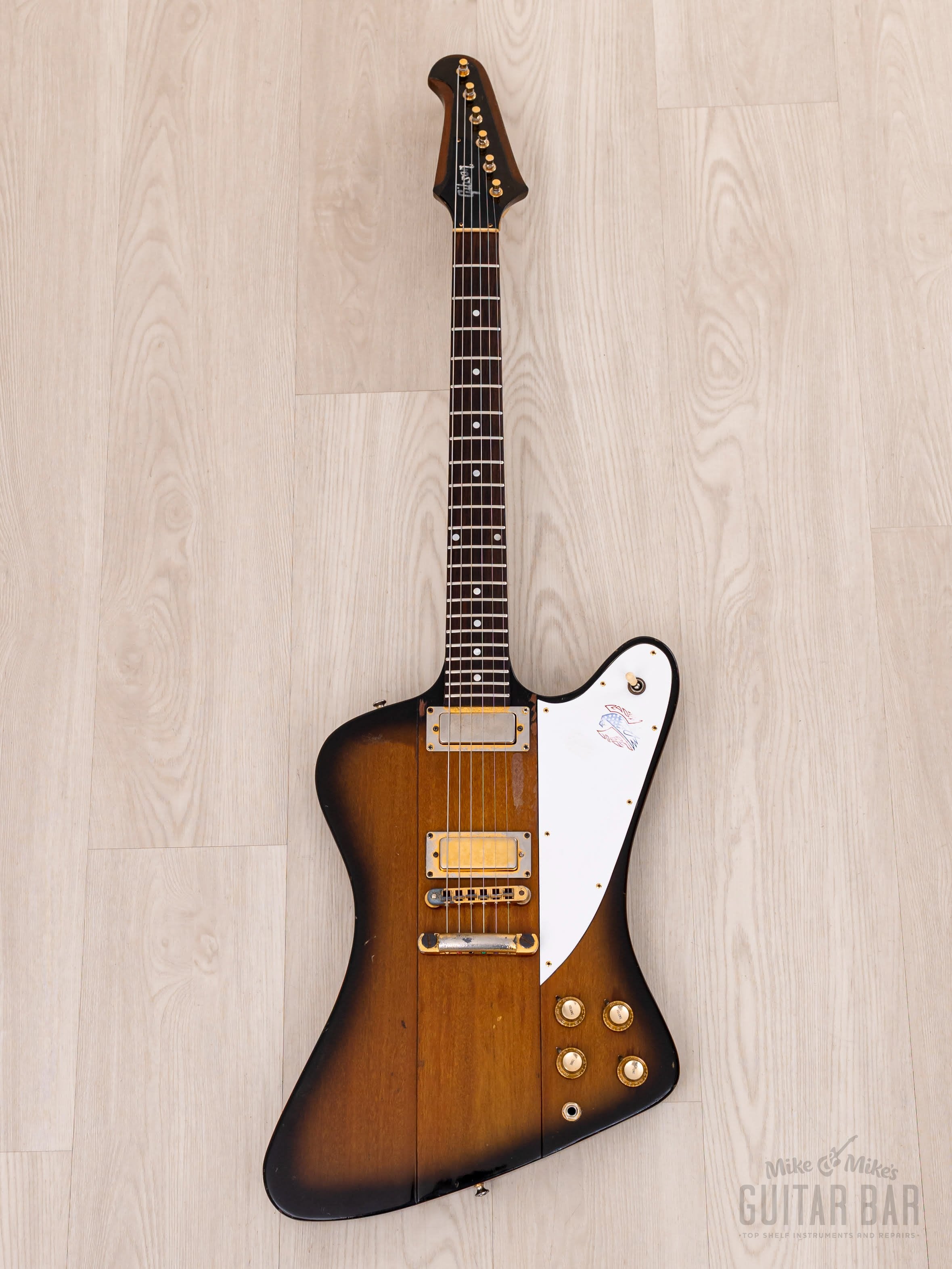 1976 Gibson Firebird V Bicentennial Limited Edition Vintage Guitar Non-Reverse Body w/ Case
