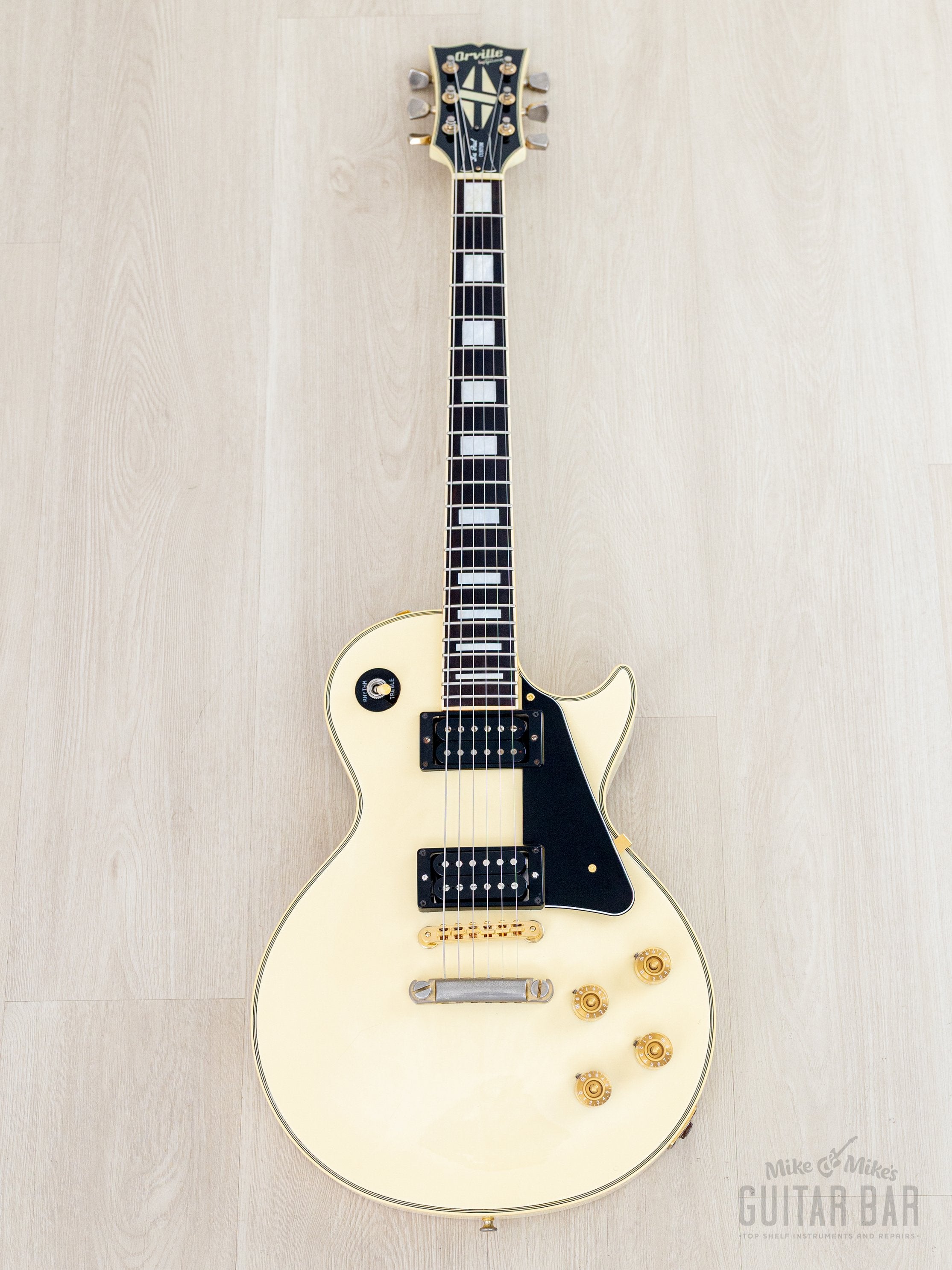 1989 Orville by Gibson Les Paul Custom Alpine White, Gibson-Licensed w
