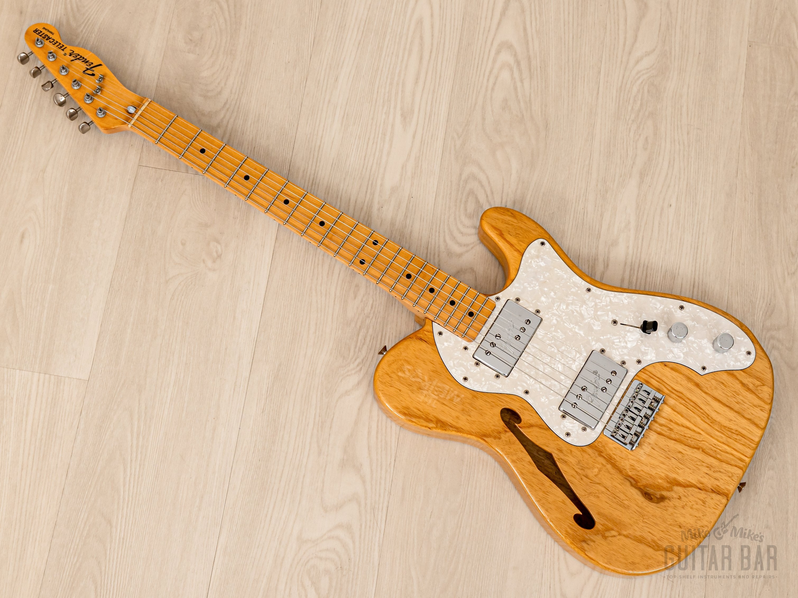 2008 Fender Telecaster Thinline ‘72 Vintage Reissue TN72 Natural w/ Wide  Range, Japan CIJ